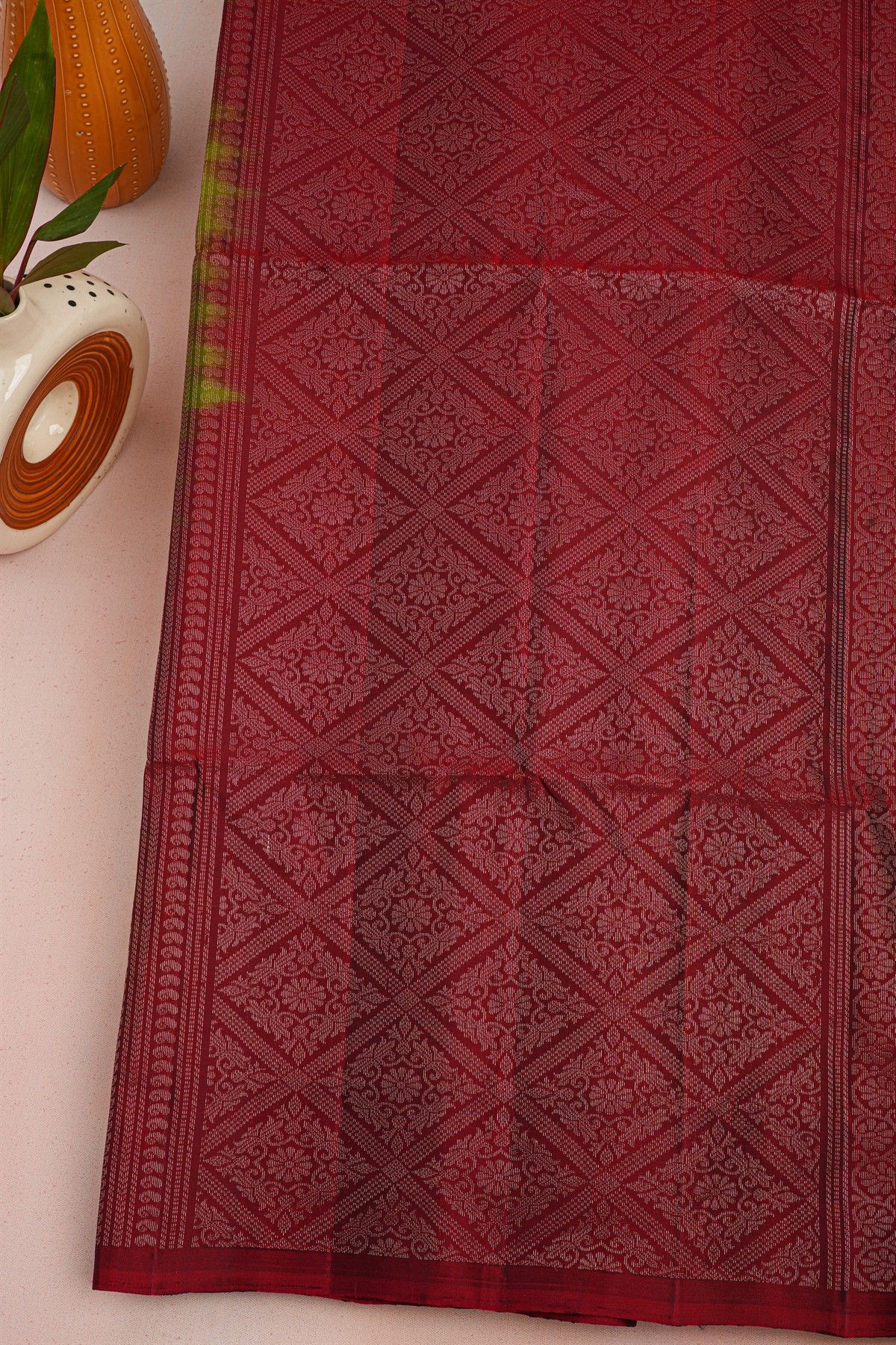 Coimbatore Soft Silk Green Saree