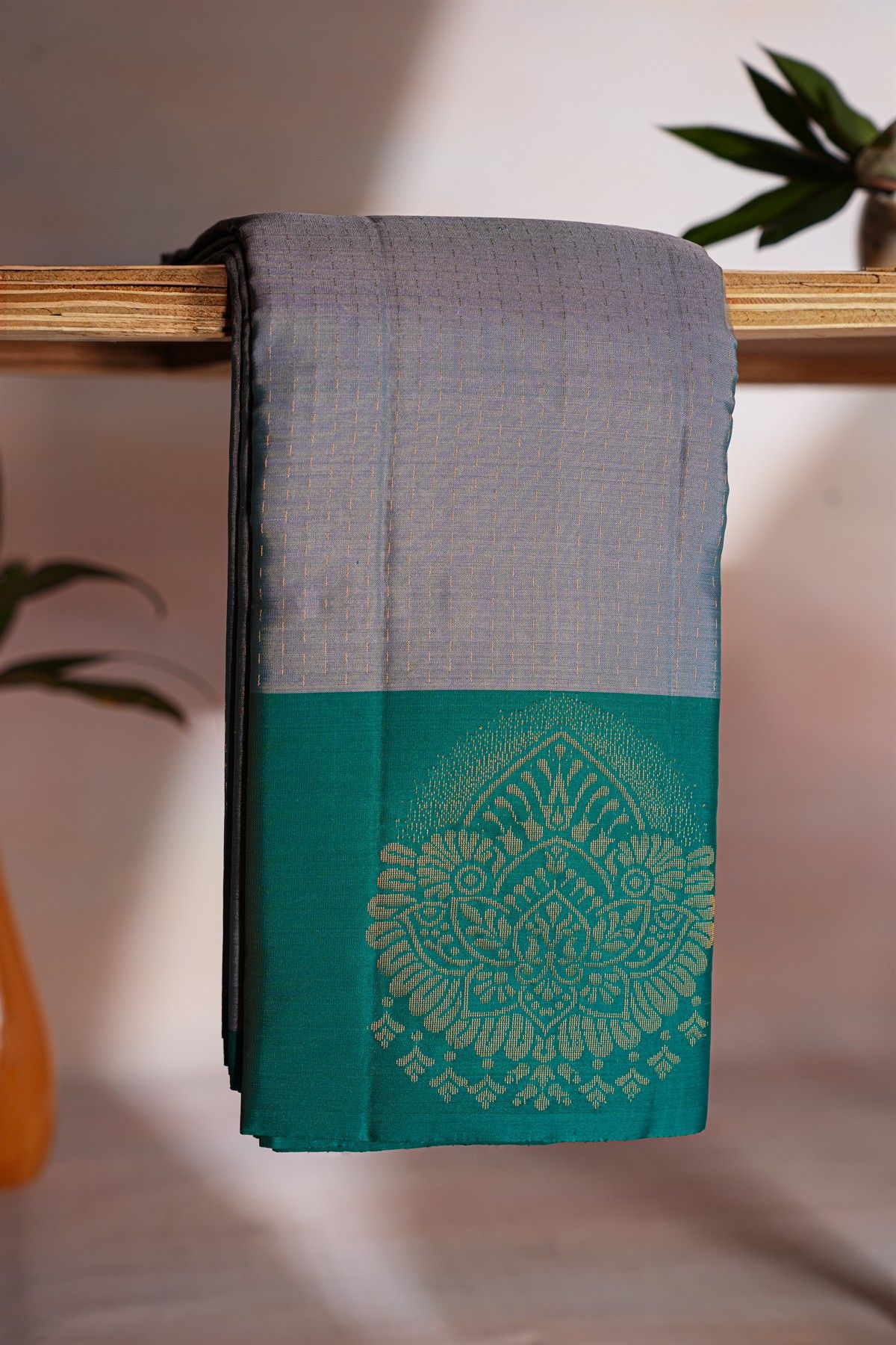 Coimbatore Soft Silk Grey Saree