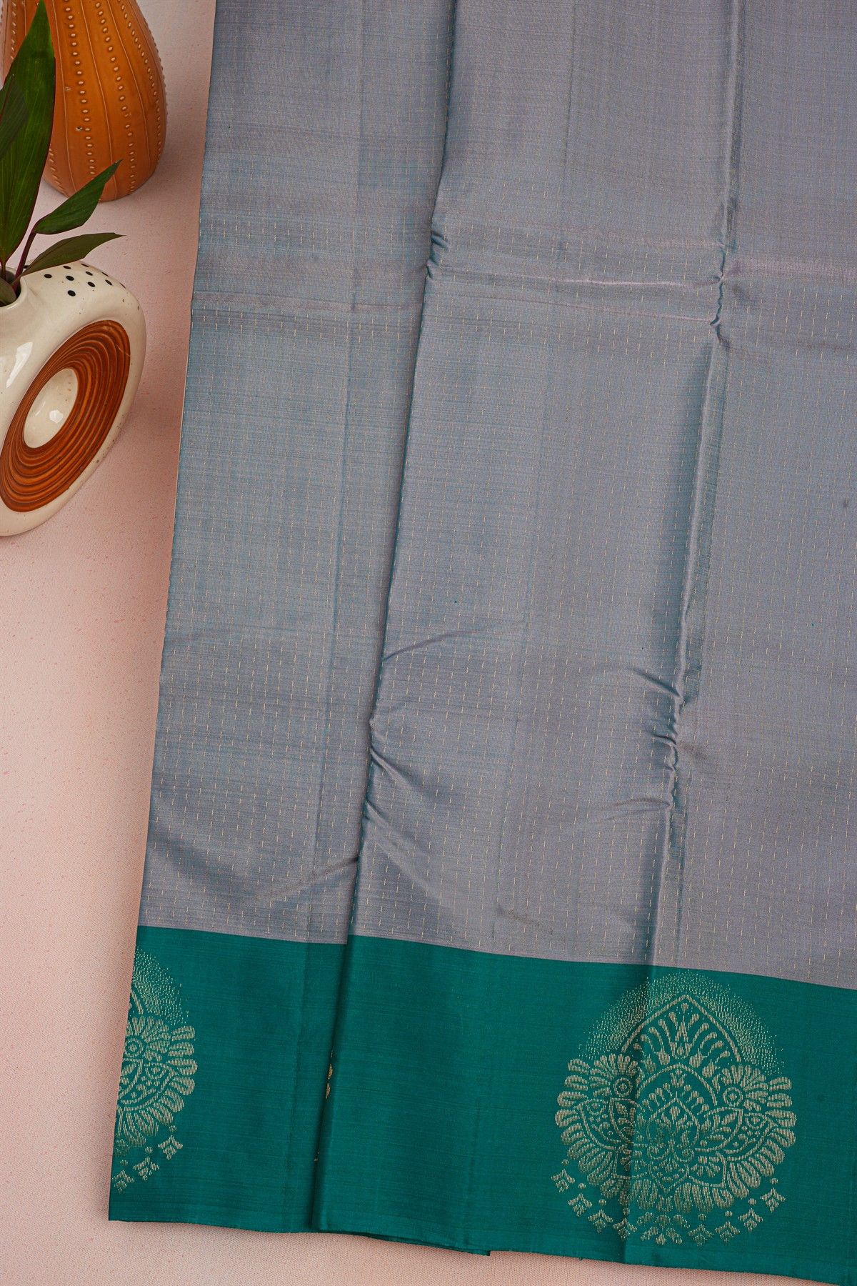 Coimbatore Soft Silk Grey Saree