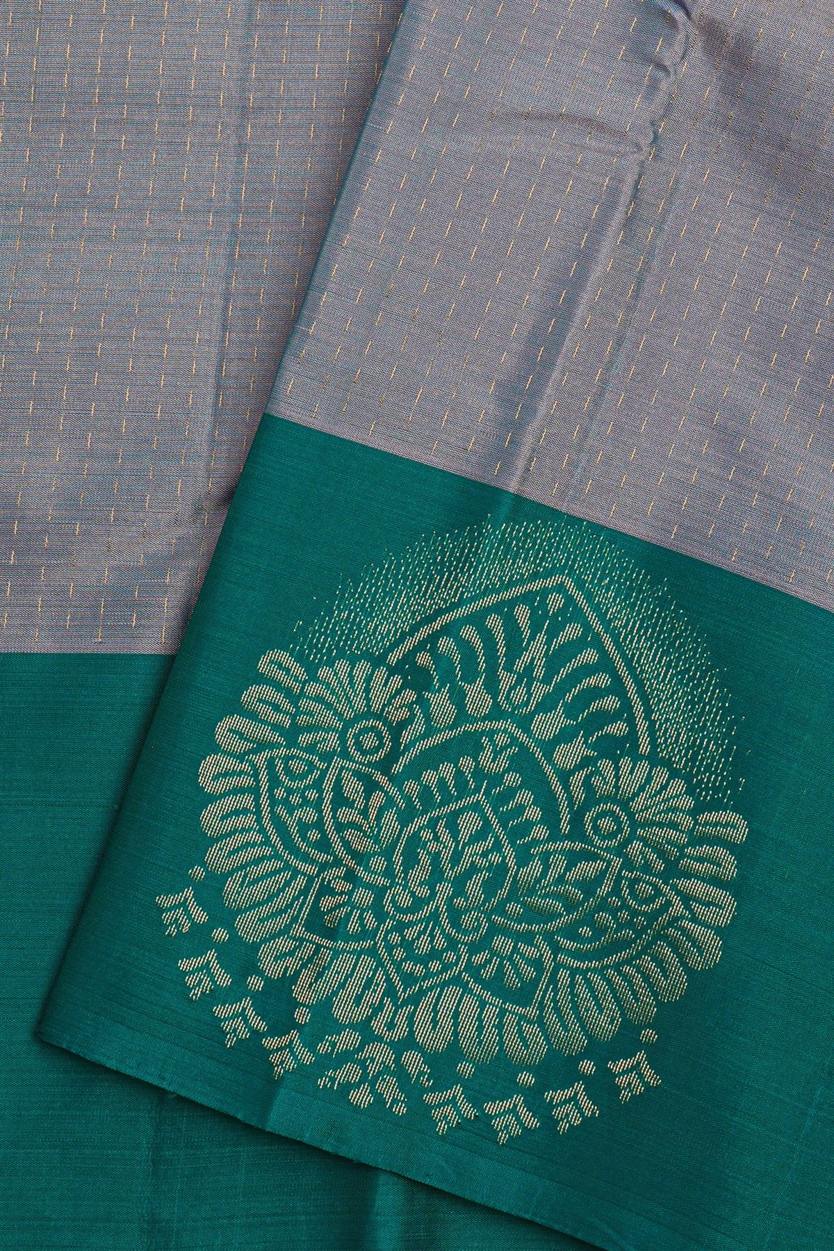 Coimbatore Soft Silk Grey Saree
