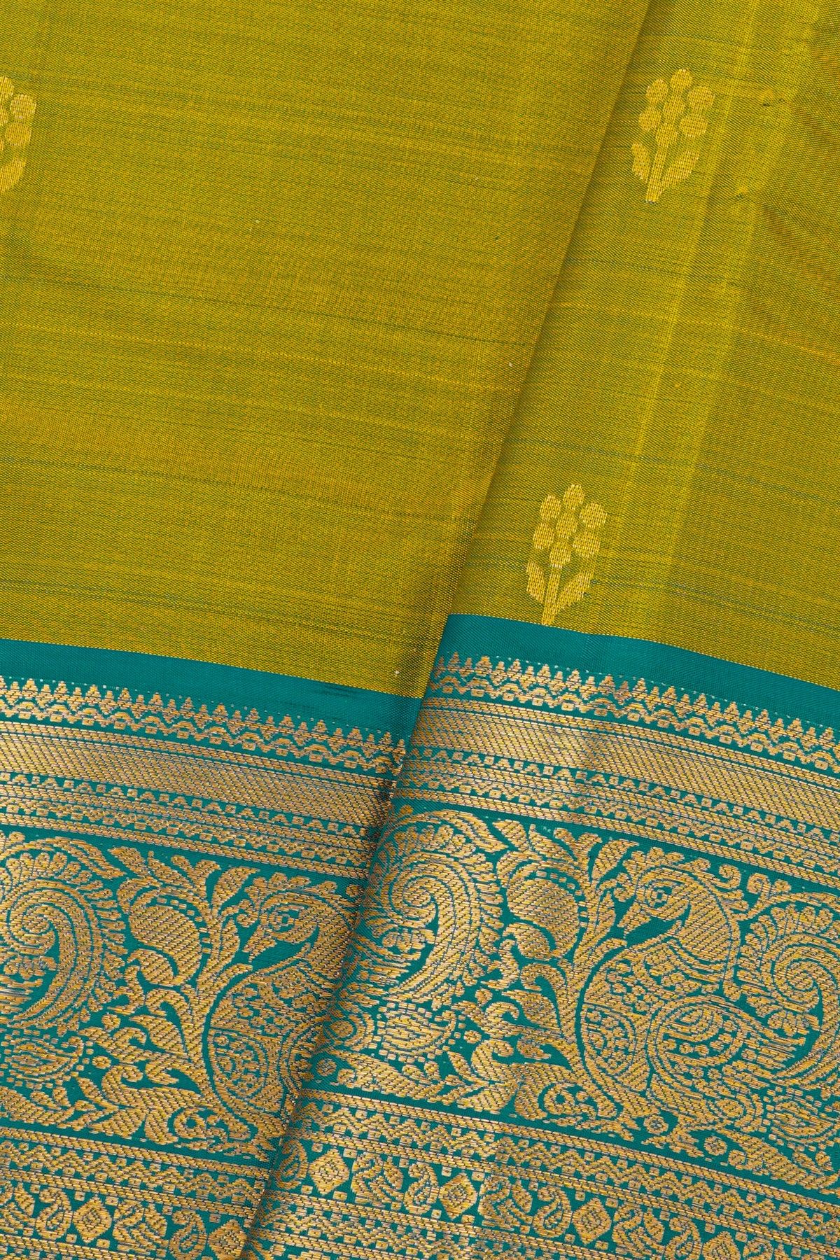 Coimbatore Soft Silk Green Saree