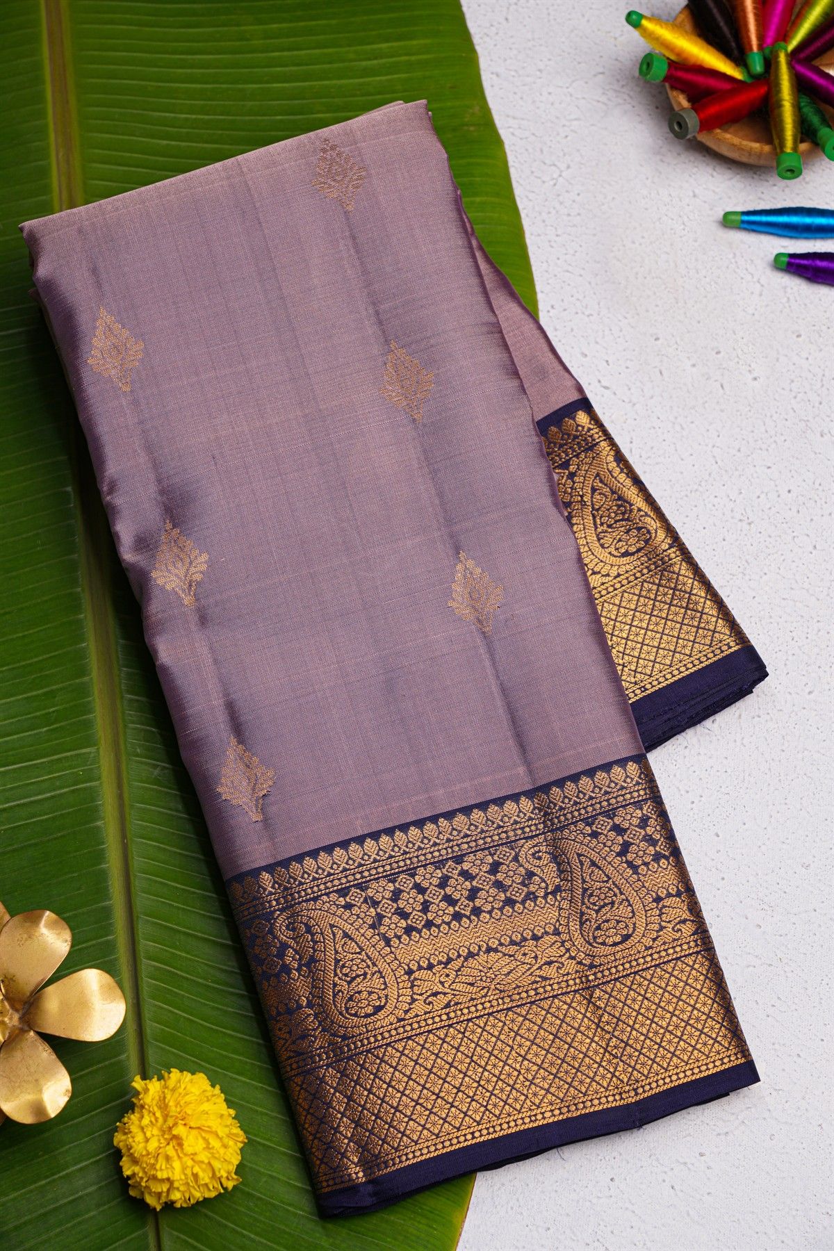 Coimbatore Soft Silk Lilac Saree