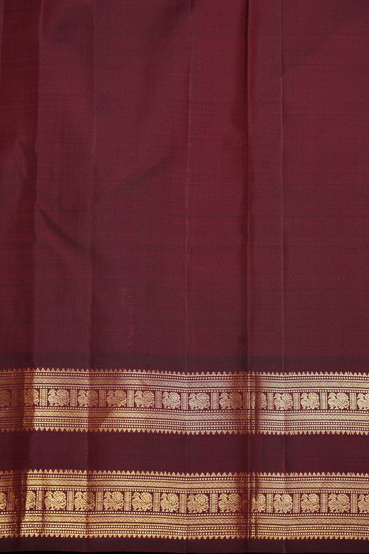 Kancheepuram Silk Wine Saree
