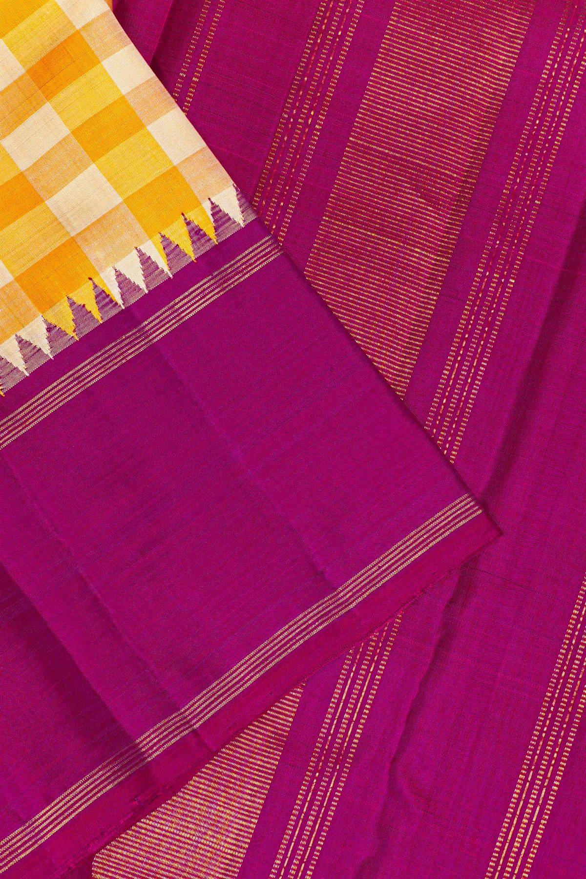 Kancheepuram Silk Multi-Colour Saree
