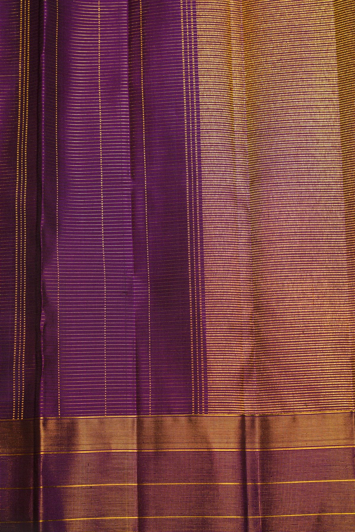 Kancheepuram Silk Purple Saree