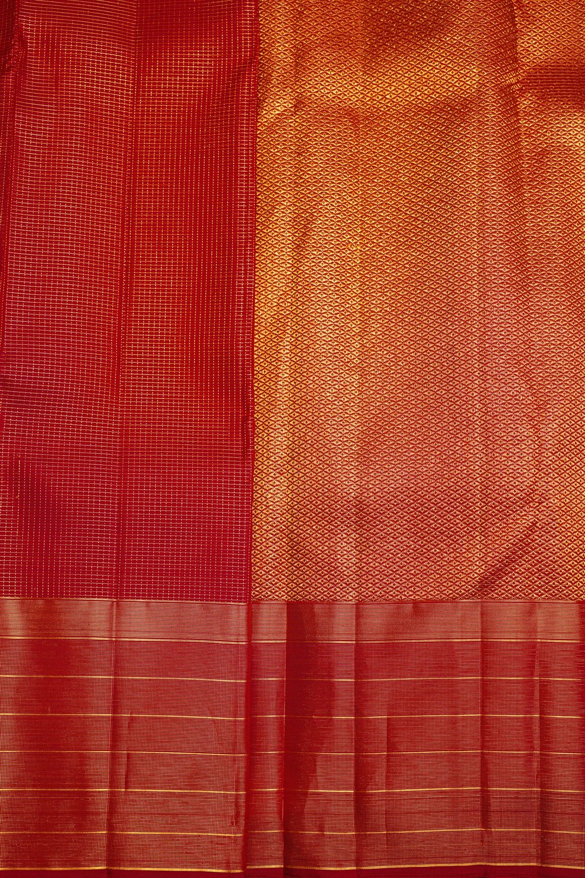 Kancheepuram Silk Red Saree