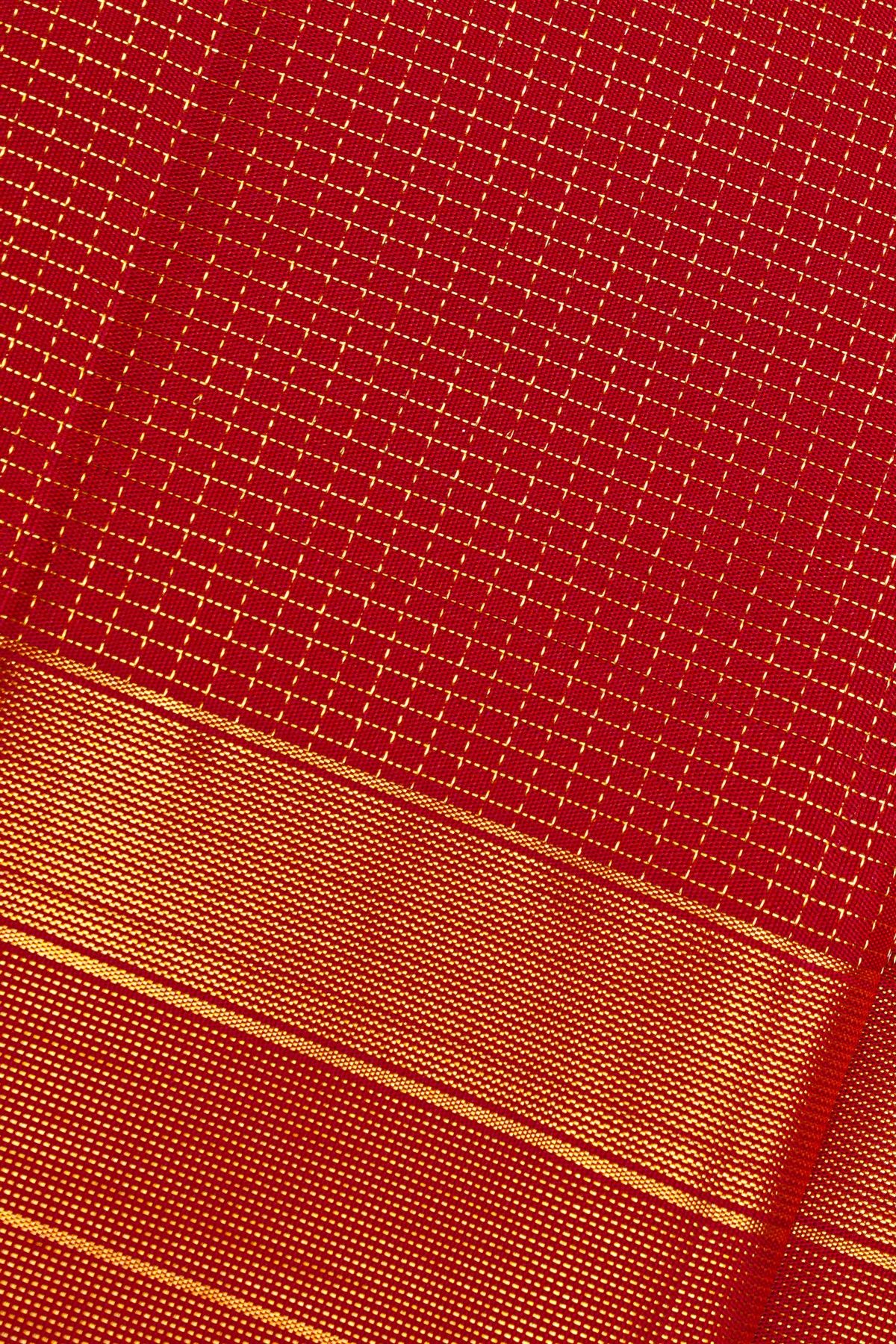 Kancheepuram Silk Red Saree