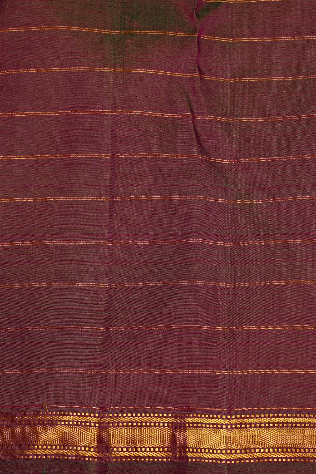 Kancheepuram Silk Wine Saree