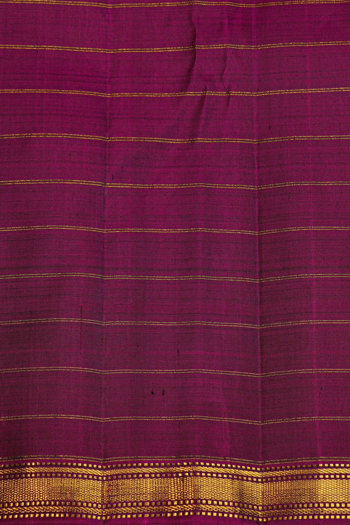 Kancheepuram Silk Bottle Green Saree