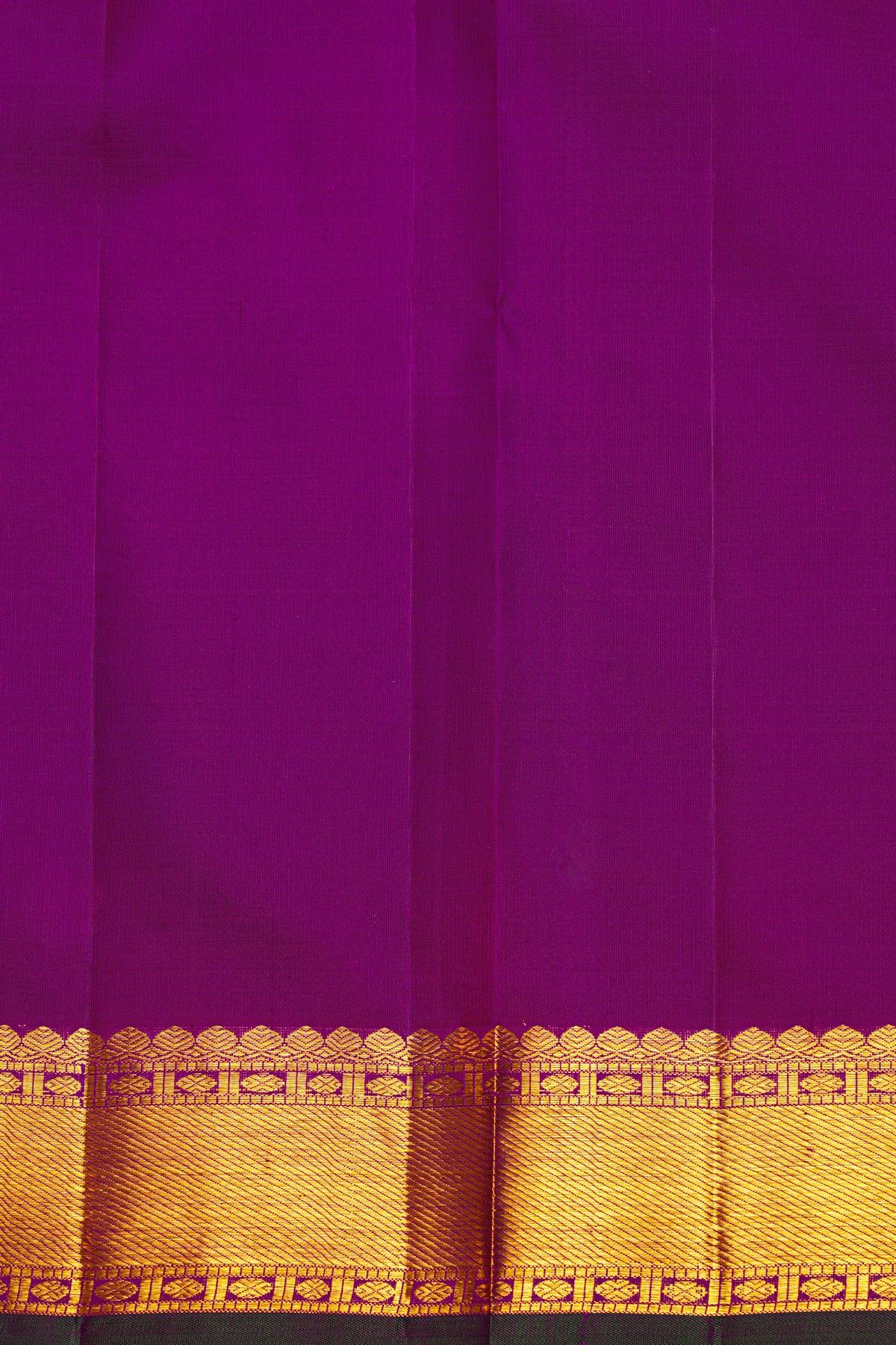 Kancheepuram Silk Purple Saree