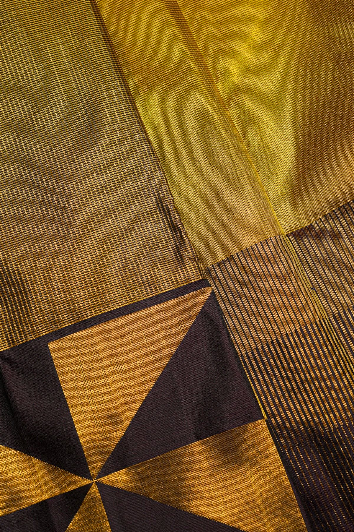 Kancheepuram Silk Navy Blue Saree