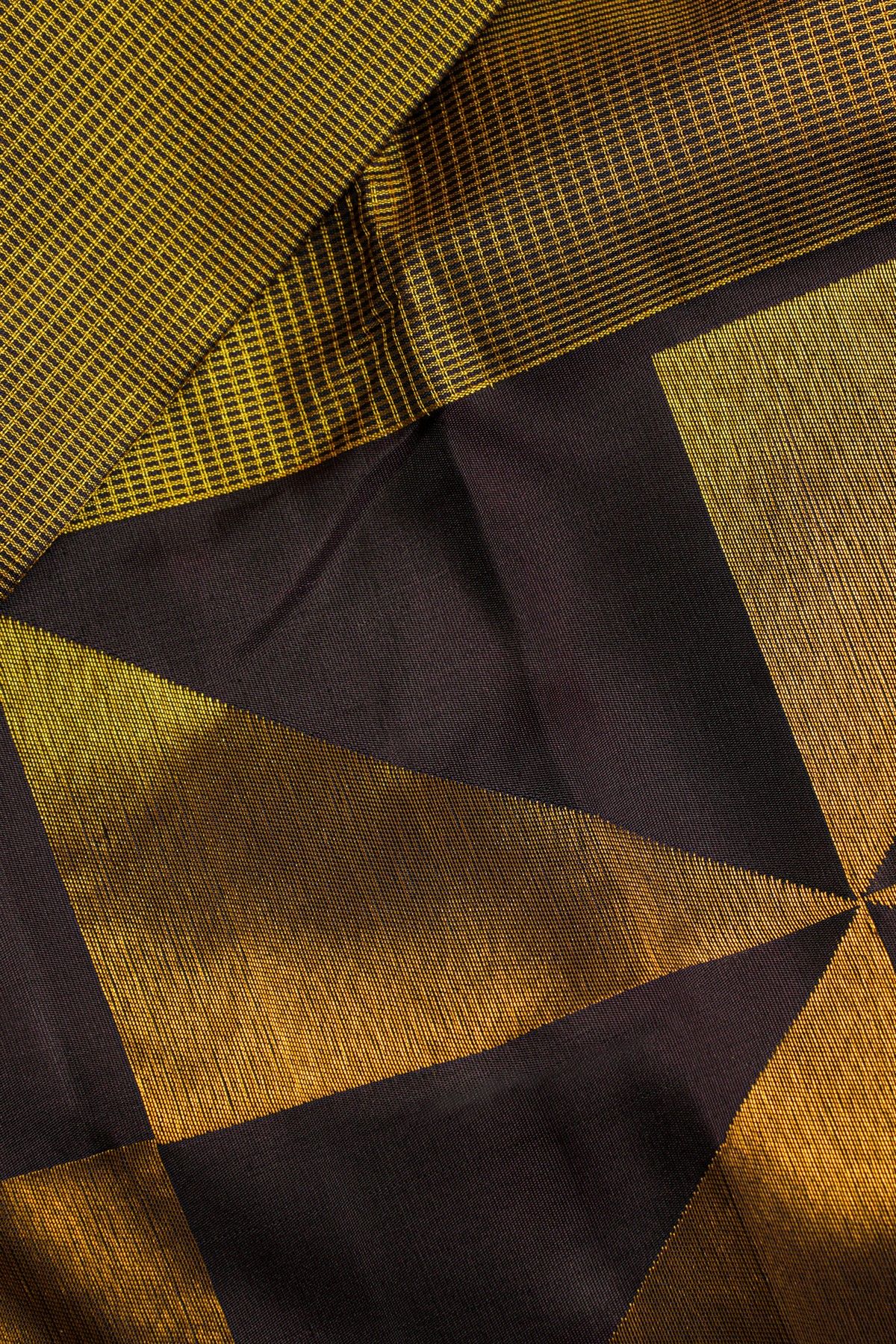 Kancheepuram Silk Navy Blue Saree