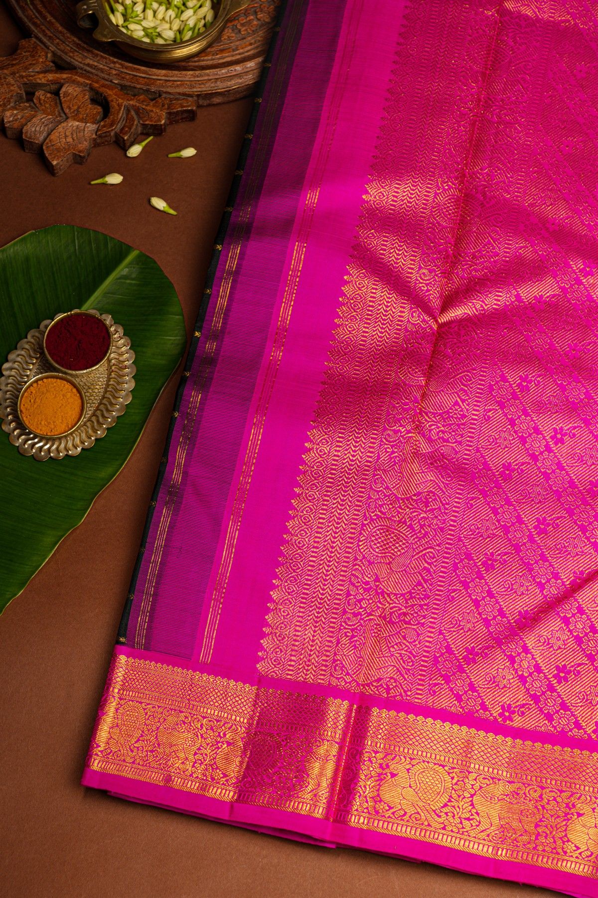 Kancheepuram Silk Black Saree