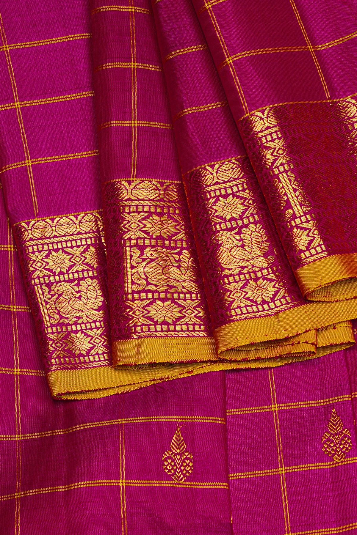 Kancheepuram Silk Pink Saree