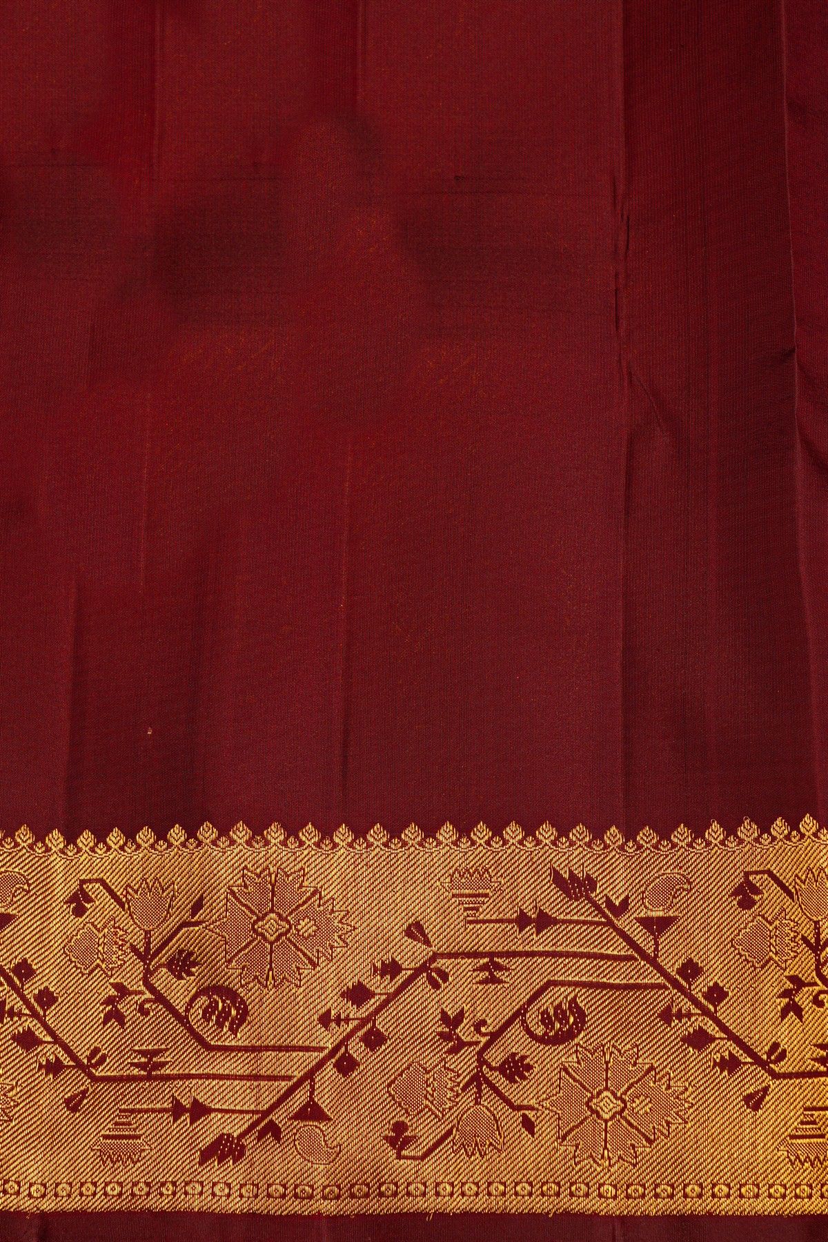 Kancheepuram Silk Maroon Saree