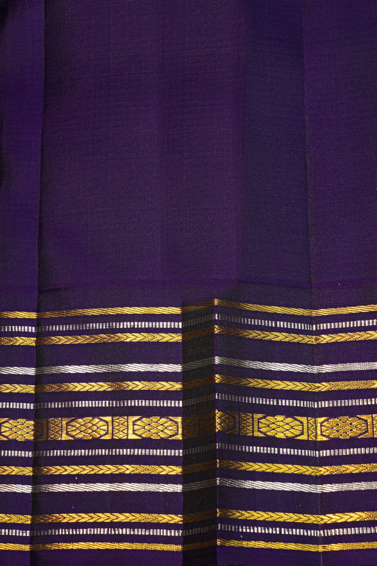 Kancheepuram Silk Multi-Colour Saree