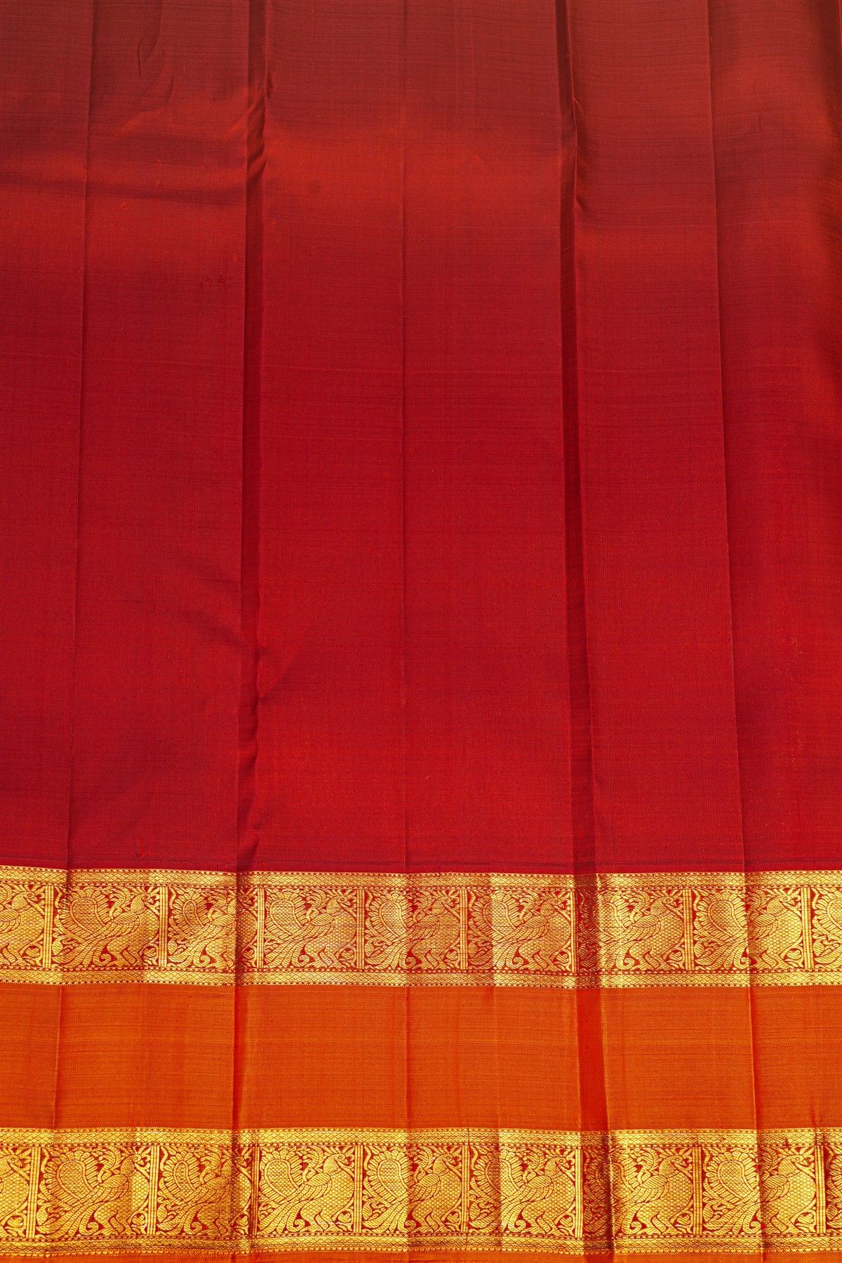 Kancheepuram Silk Peach Saree