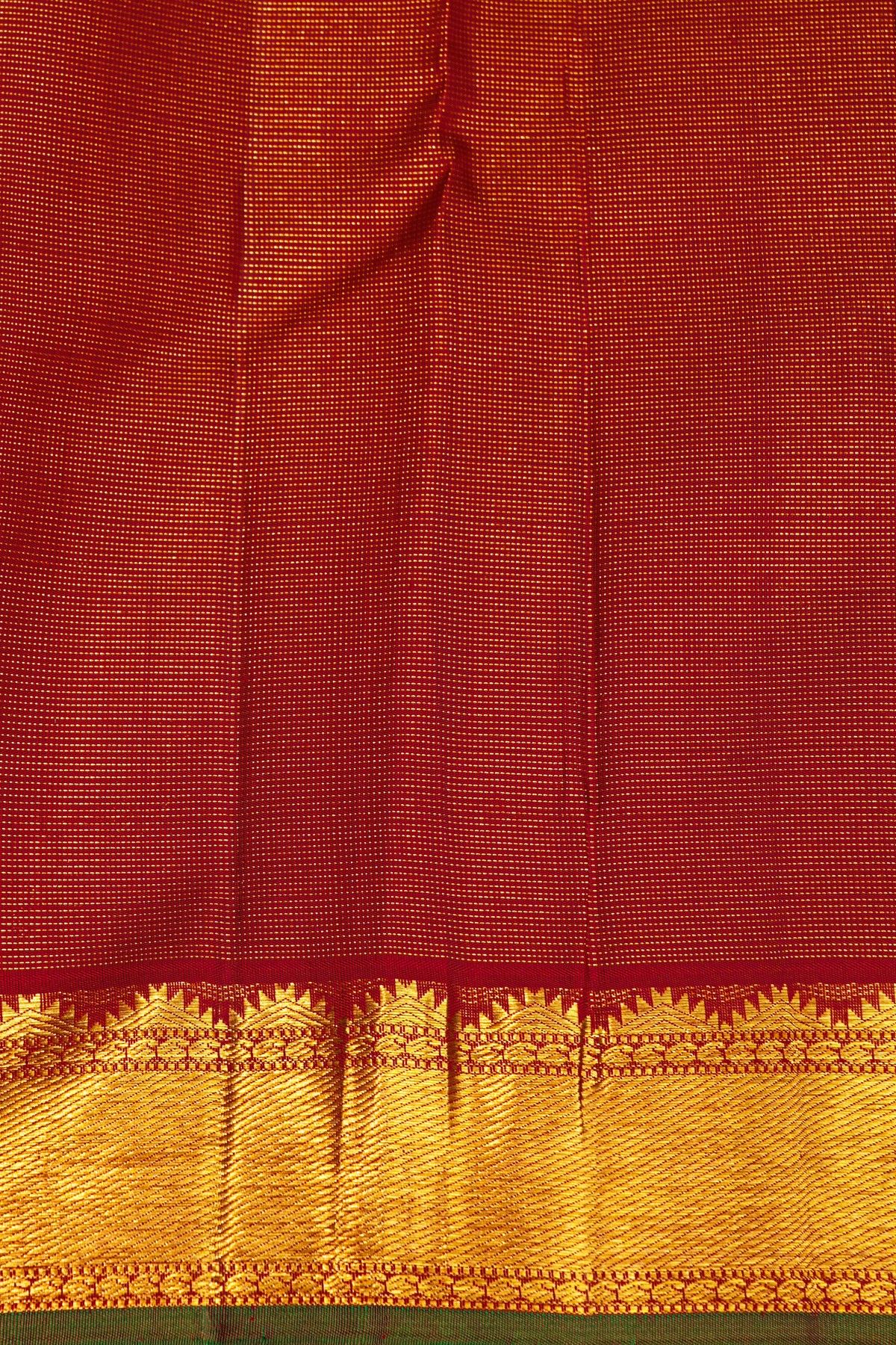 Kancheepuram Silk Maroon Saree