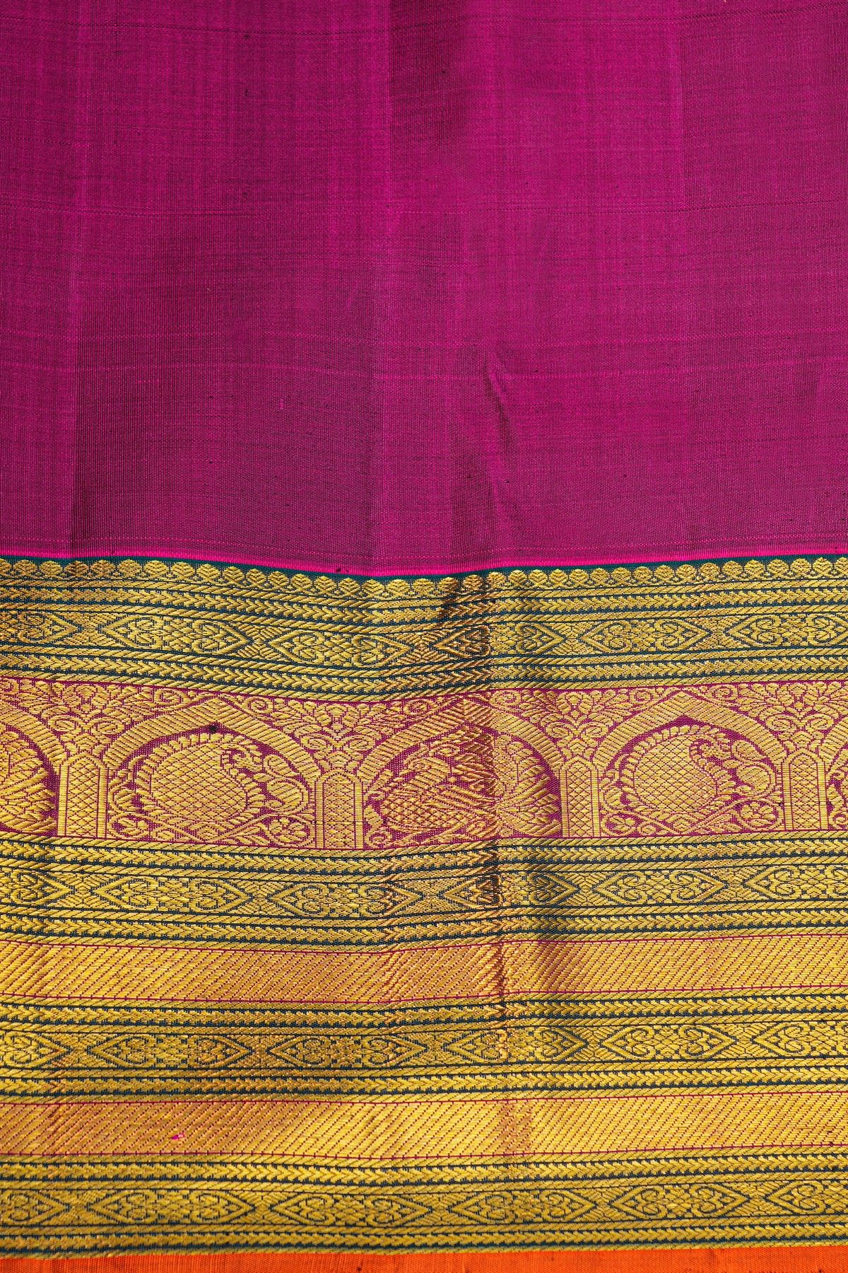 Kancheepuram Silk Light Peach Saree