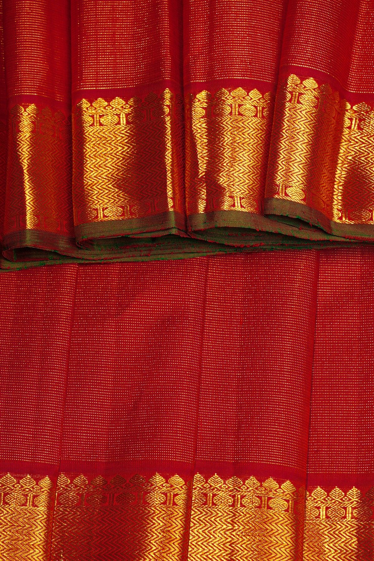 Kancheepuram Silk Red Saree