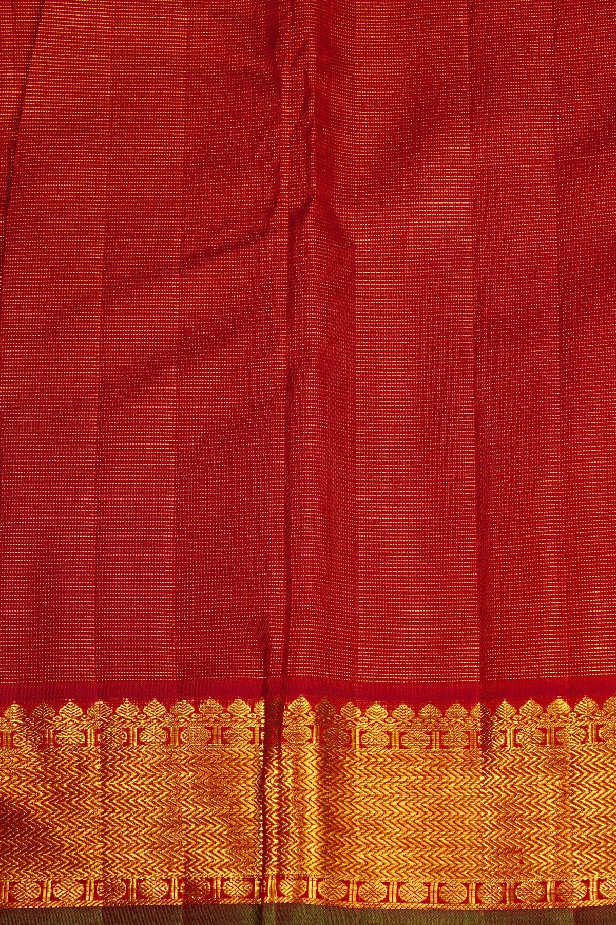 Kancheepuram Silk Red Saree