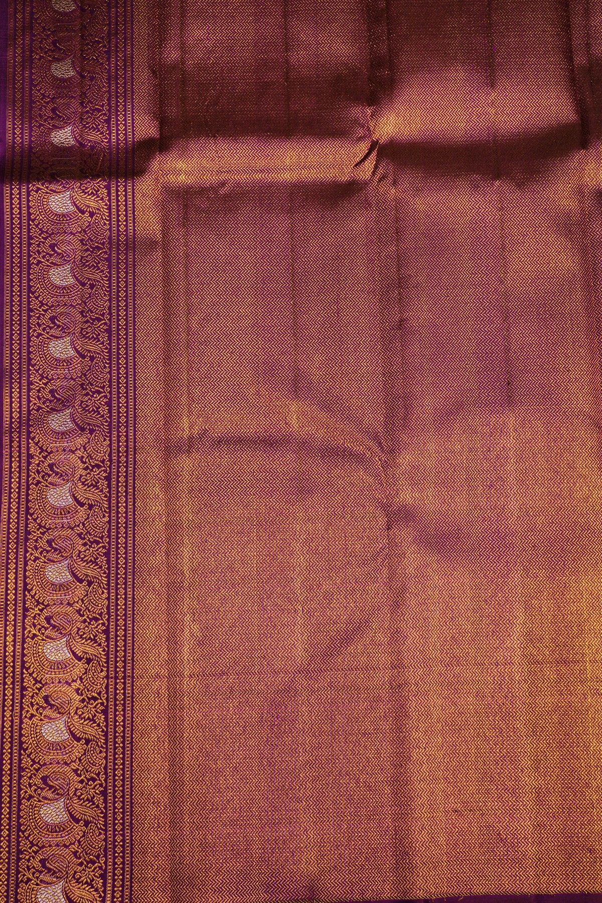 Kancheepuram Silk Purple Saree