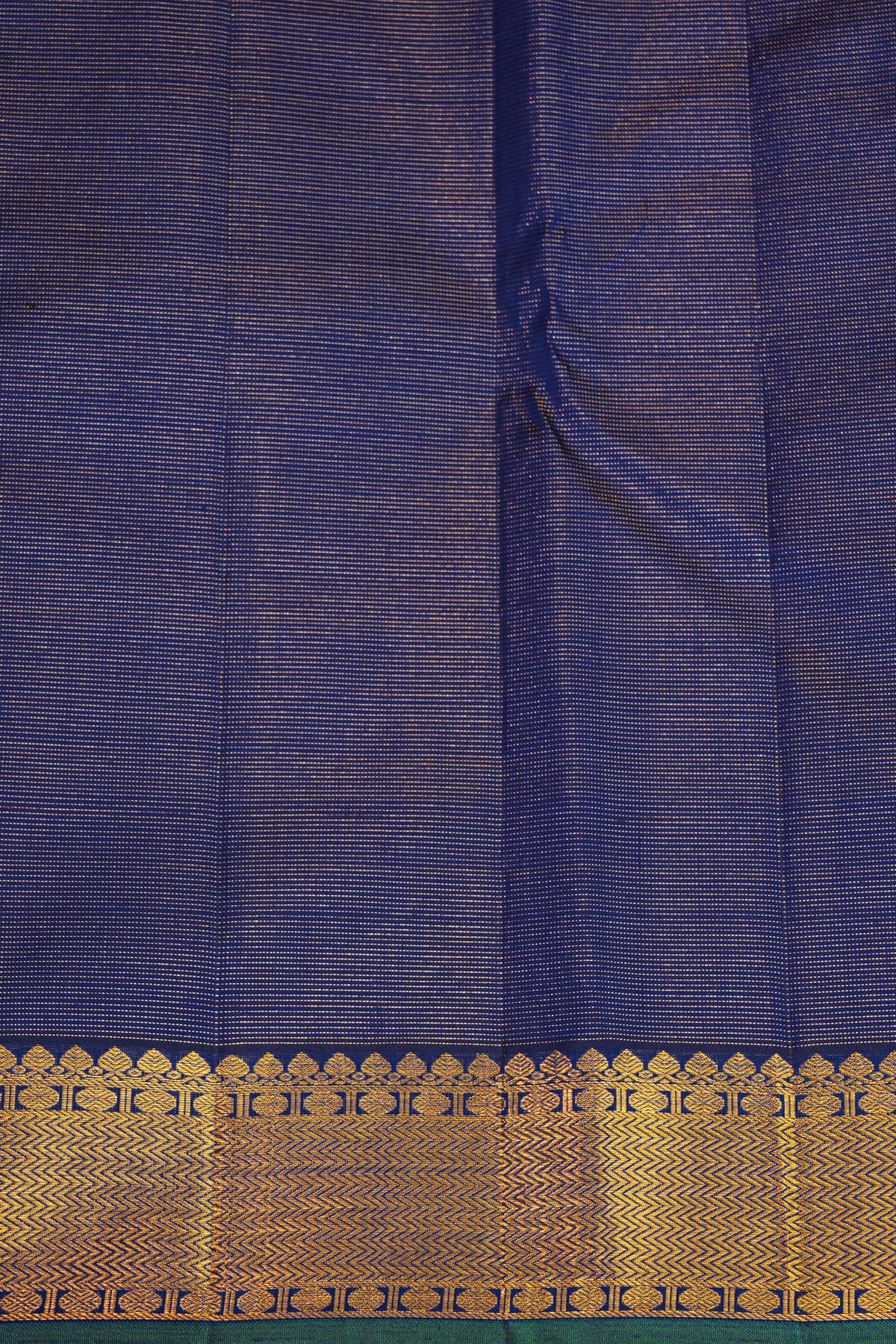 Kancheepuram Silk Navy Blue Saree