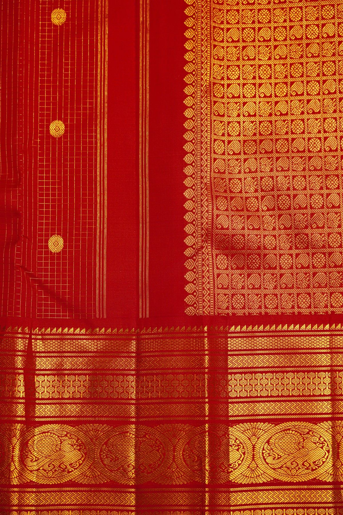 Kancheepuram Silk Maroon Saree