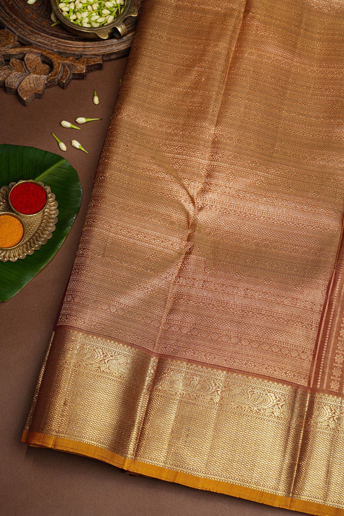Kancheepuram Silk Maroon Saree