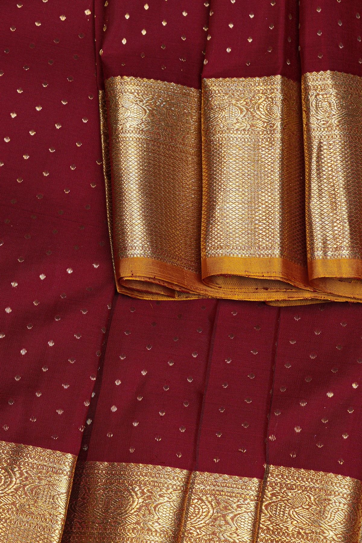 Kancheepuram Silk Maroon Saree