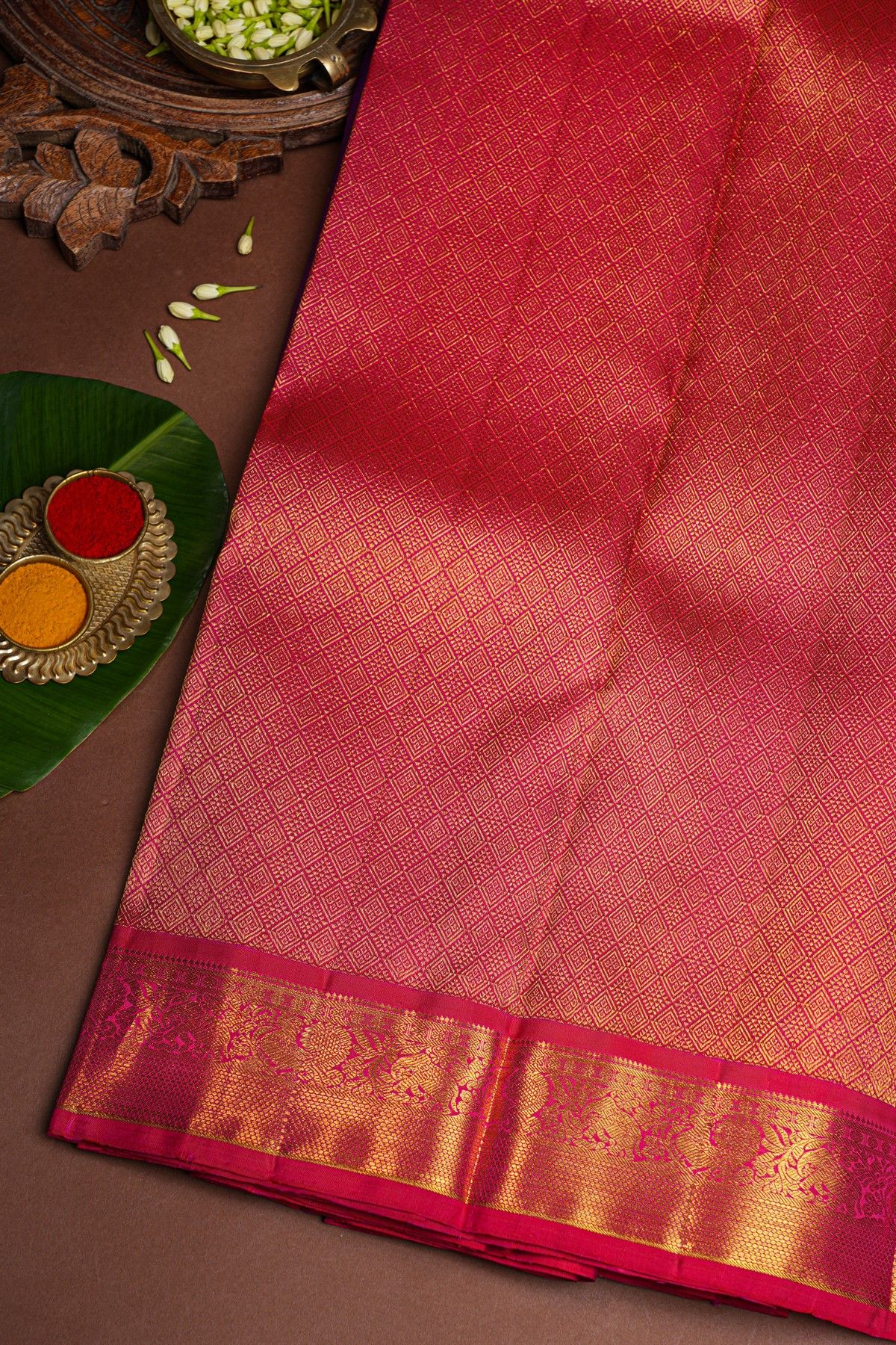 Kancheepuram Silk Purple Saree