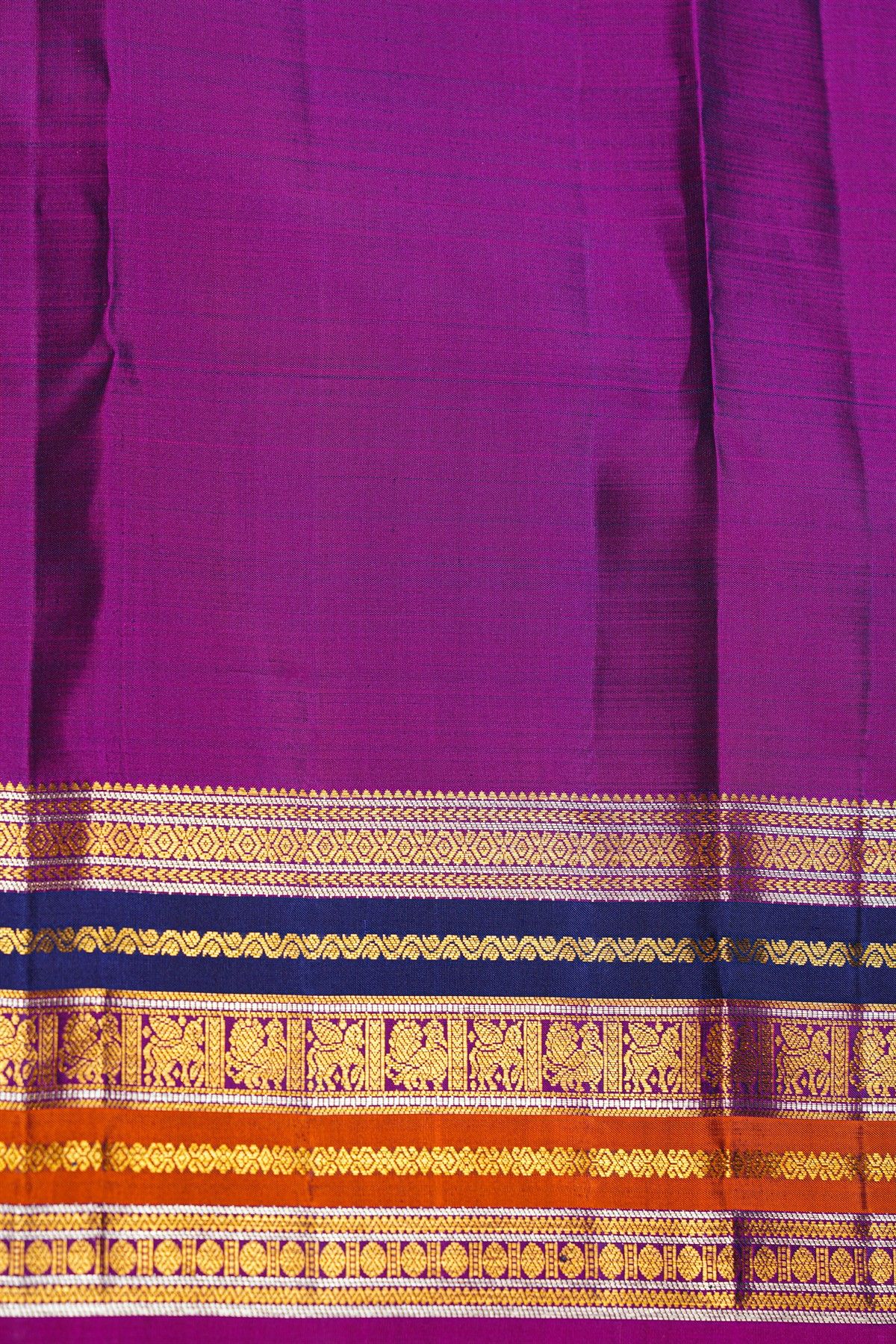 Kancheepuram Silk Dual Colour Saree