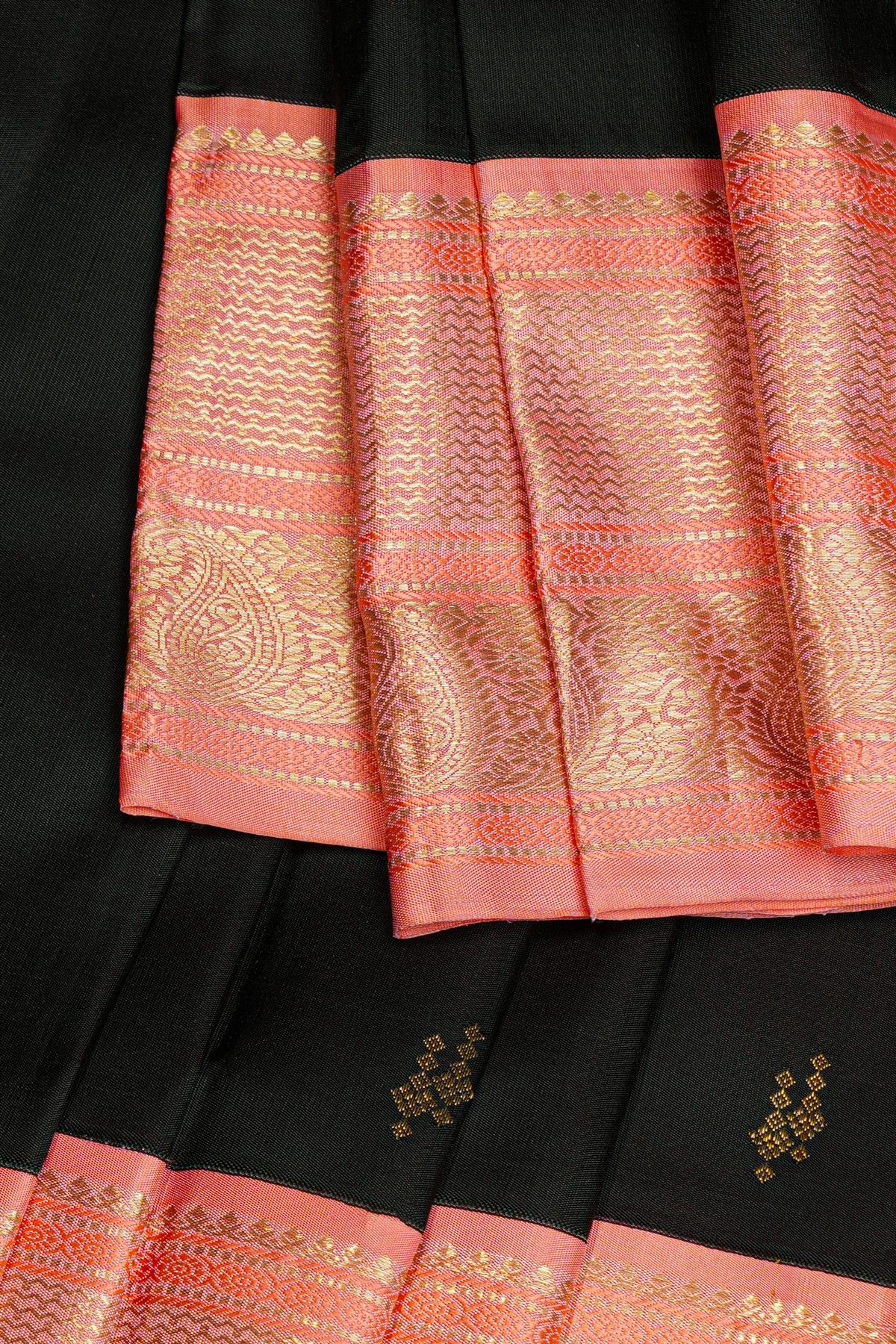 Kancheepuram Silk Black Saree