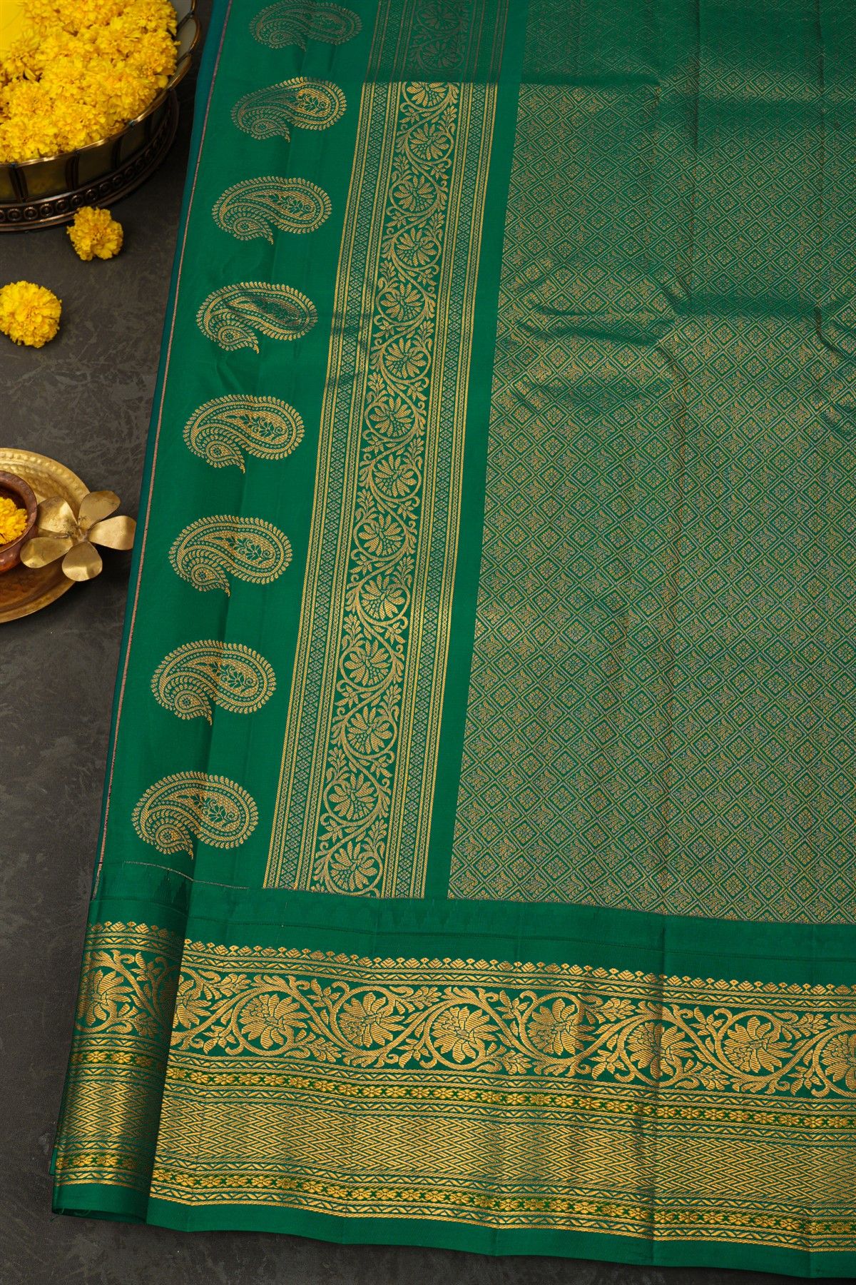 Gadwal Silk Purple Saree