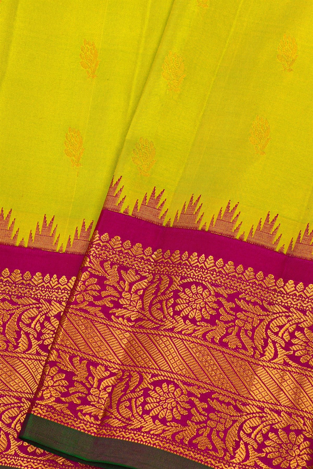 Gadwal Silk Dual Colour Saree