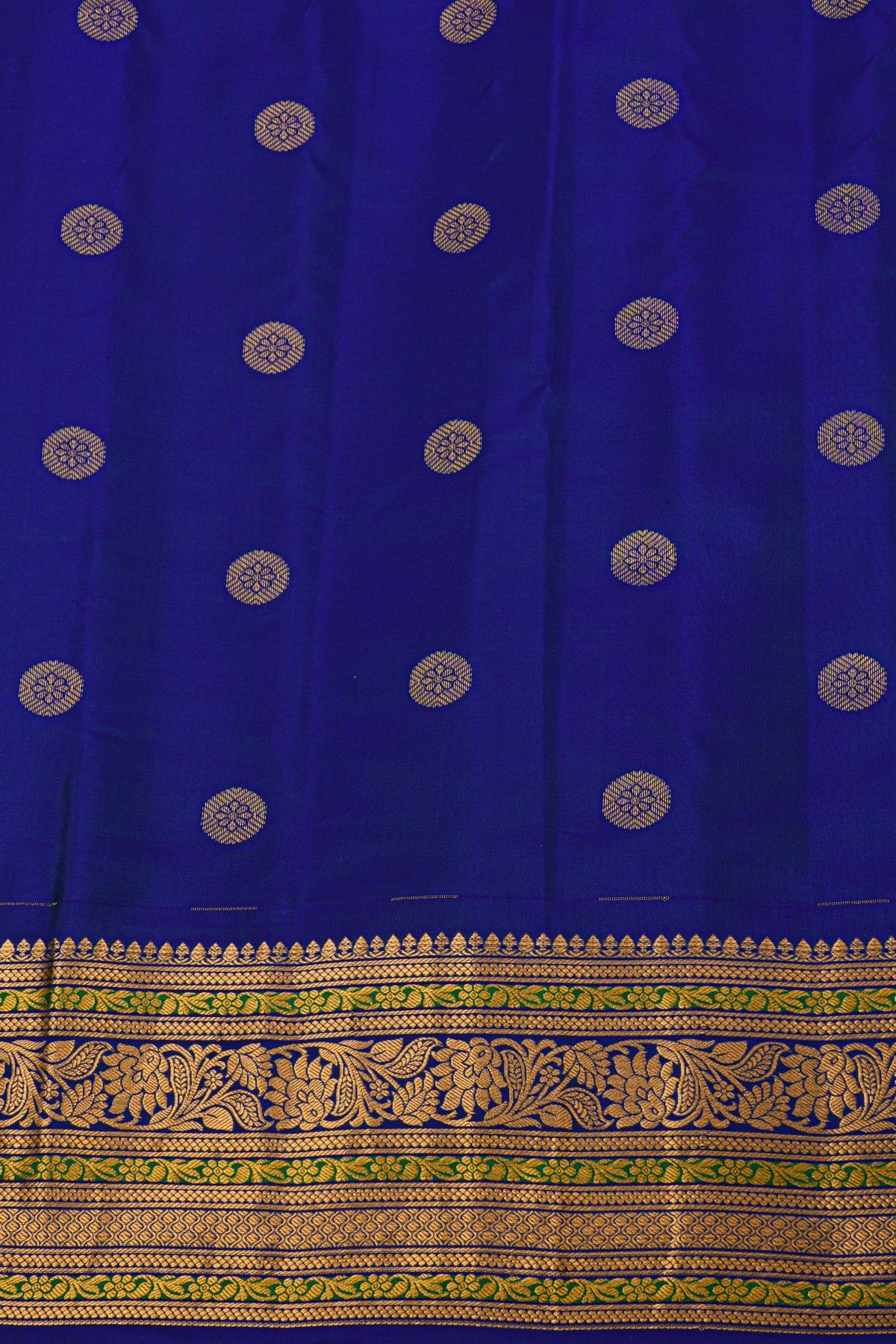Gadwal Silk Royal Blue Saree