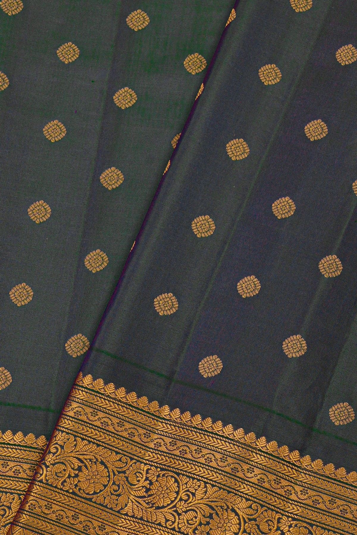 Gadwal Silk Dual Colour Saree