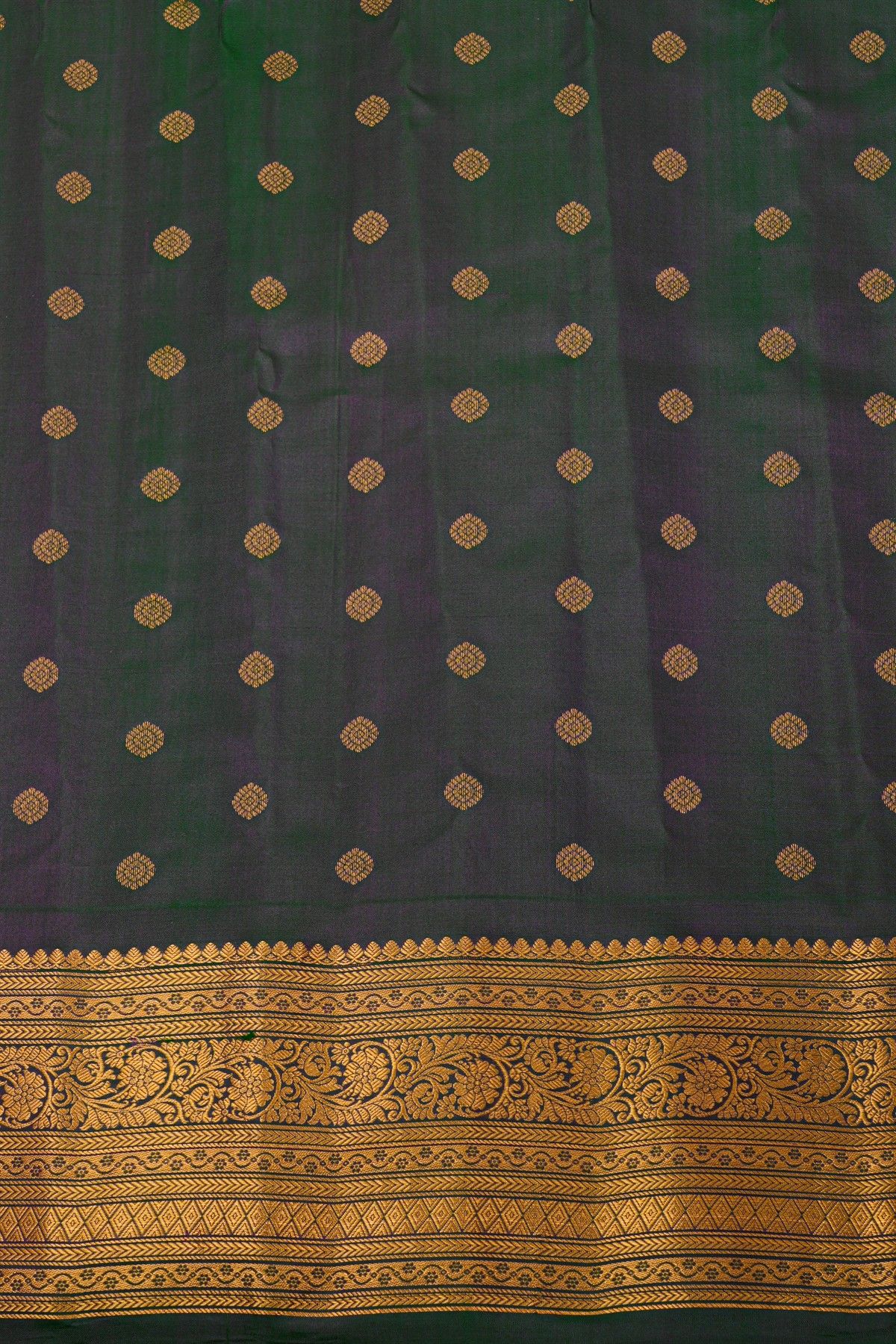 Gadwal Silk Dual Colour Saree