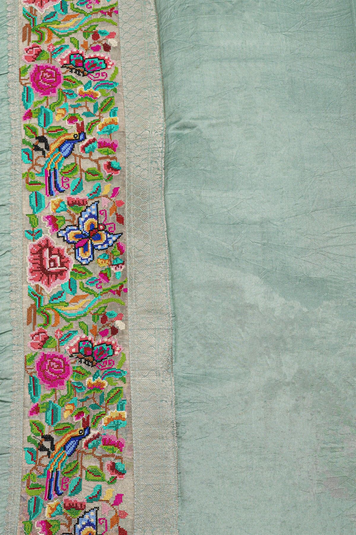 Designer Kora Multi Colour Saree