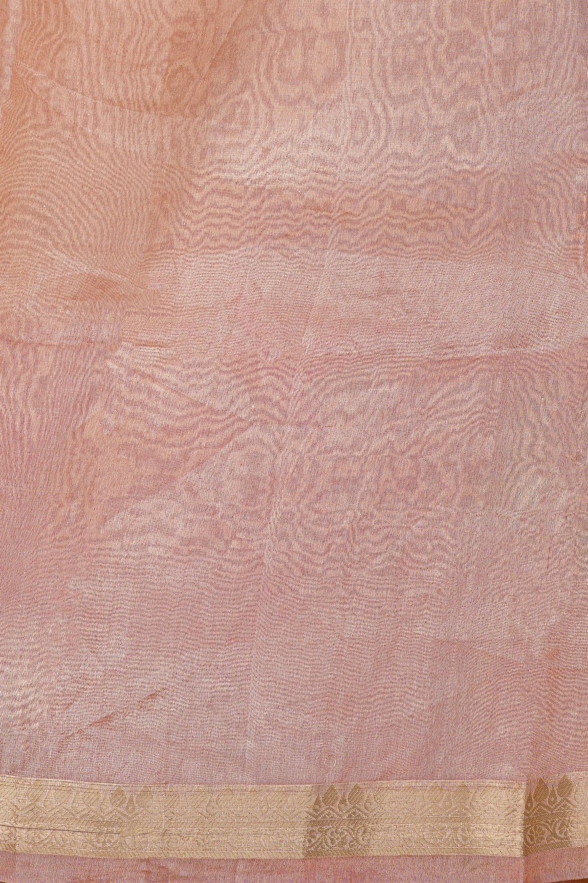 Designer Kora Peach Saree
