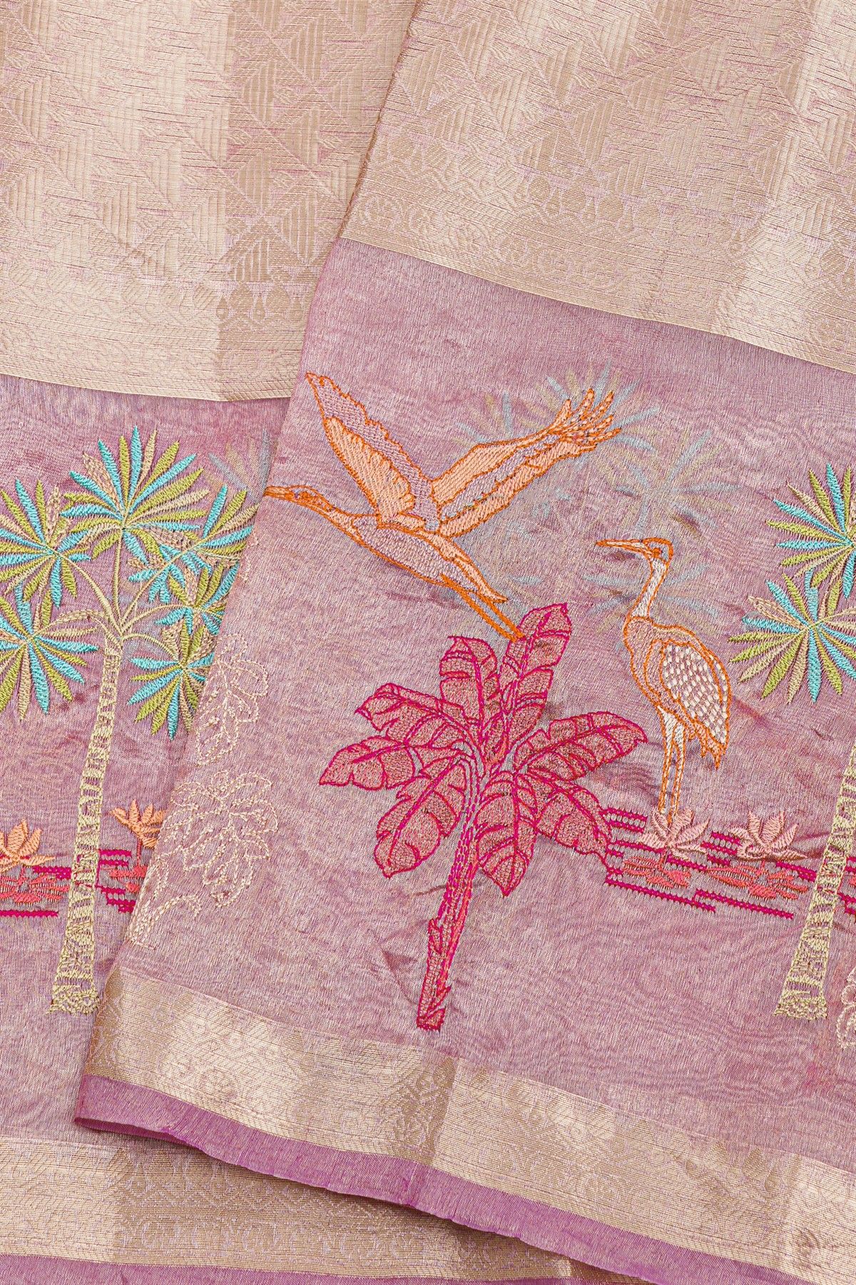 Designer Kora Dual Colour Saree