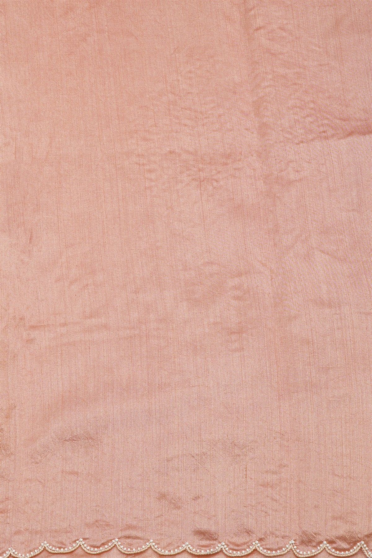Designer Kora Peach Saree