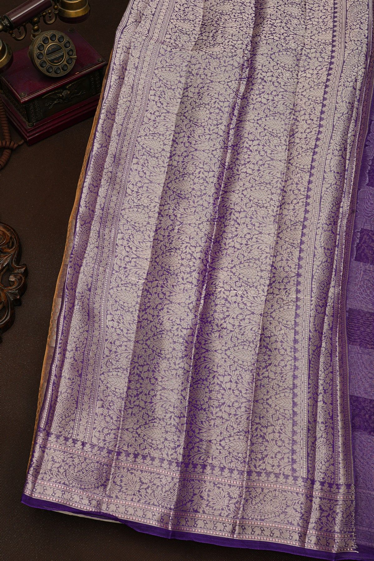 Fancy Kora Dual Colour Saree