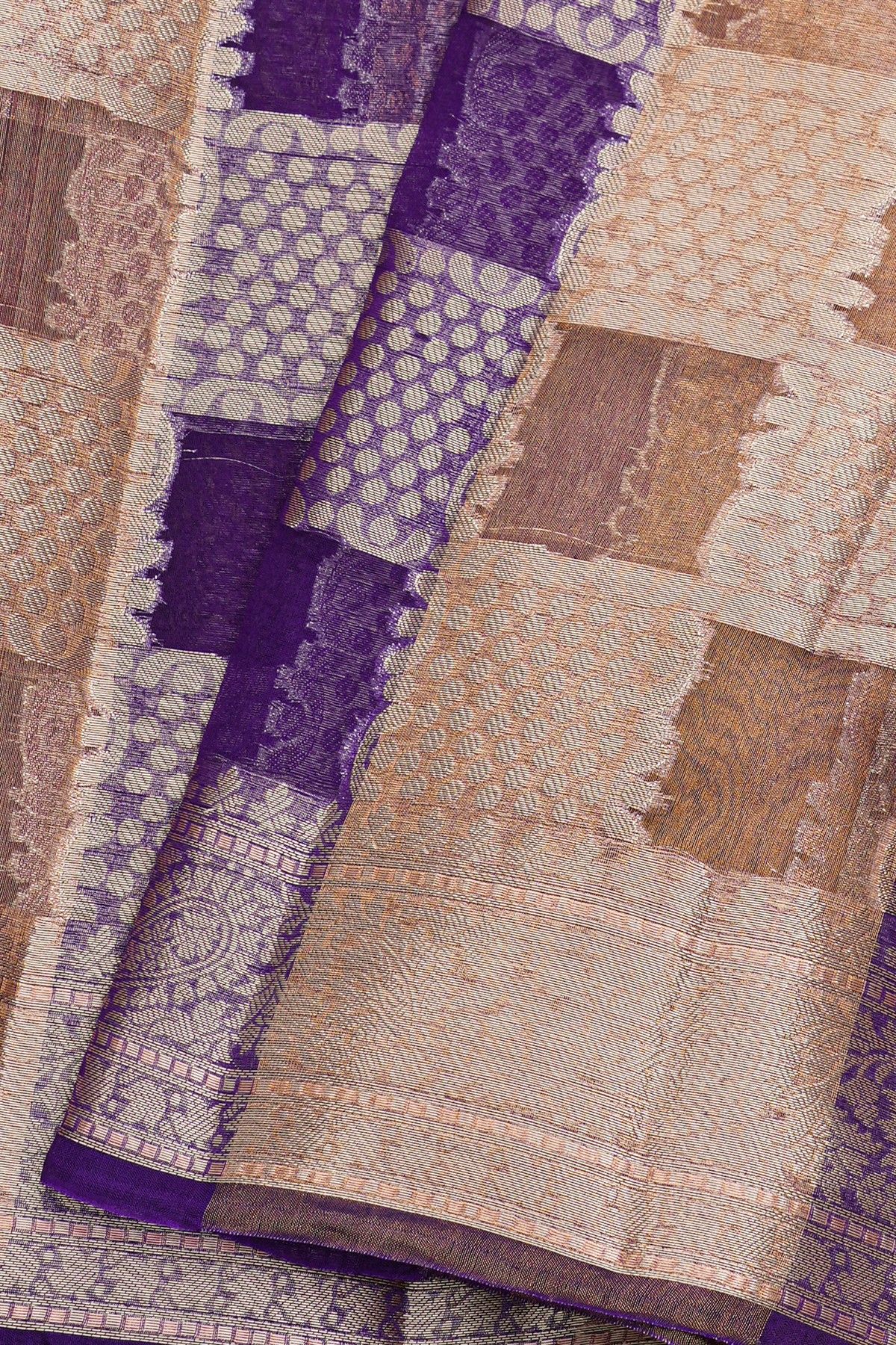 Fancy Kora Dual Colour Saree