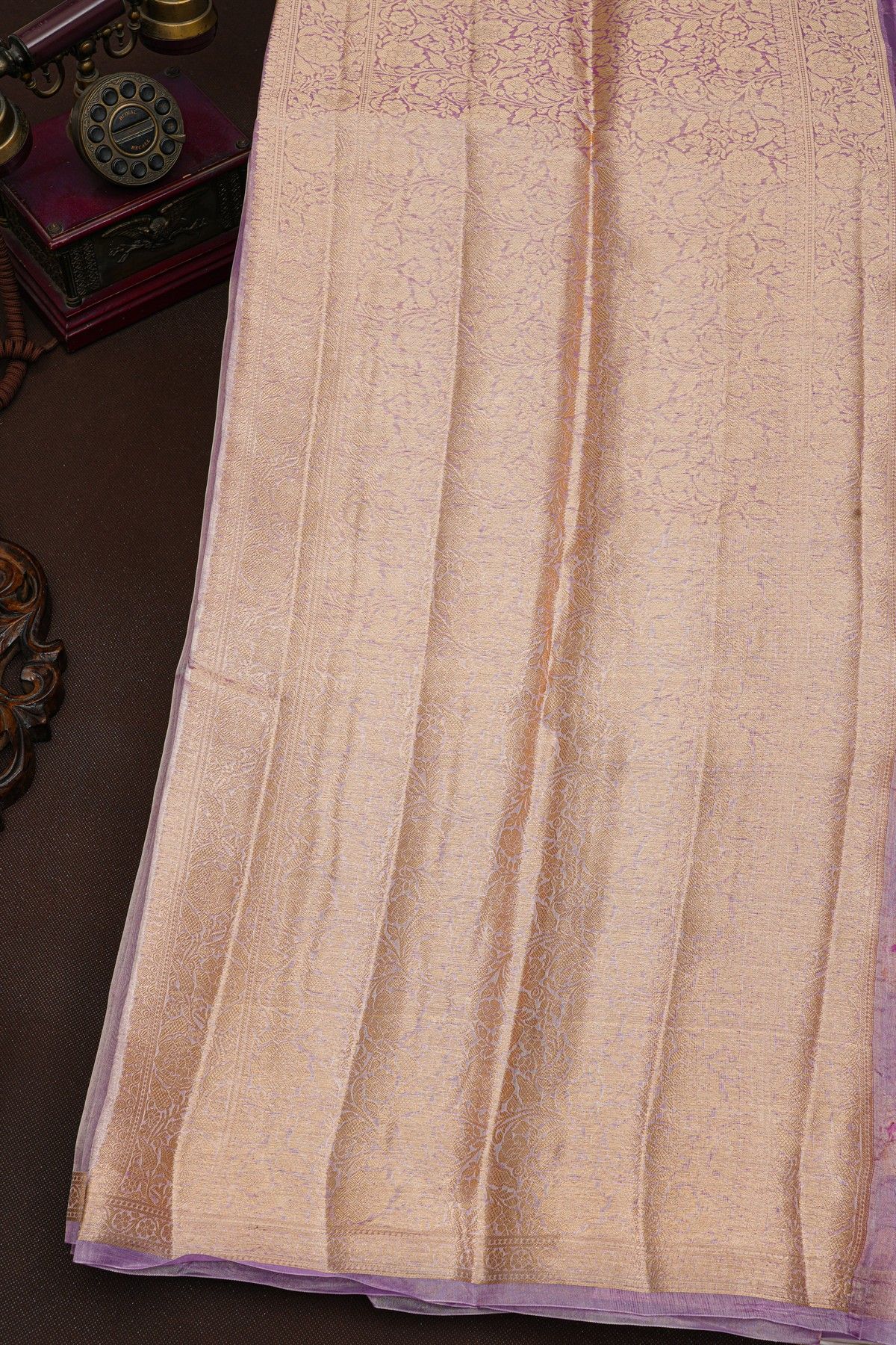 Fancy Kora Lavender Saree