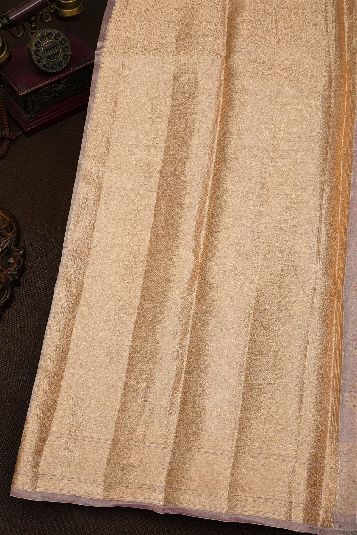 Fancy Kora Onion Pink Saree