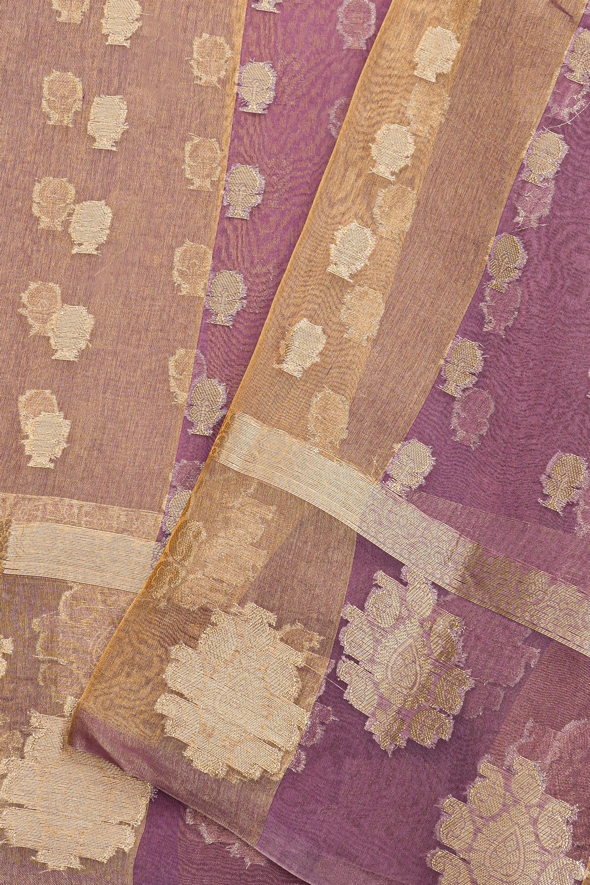 Fancy Kora Dual Colour Saree