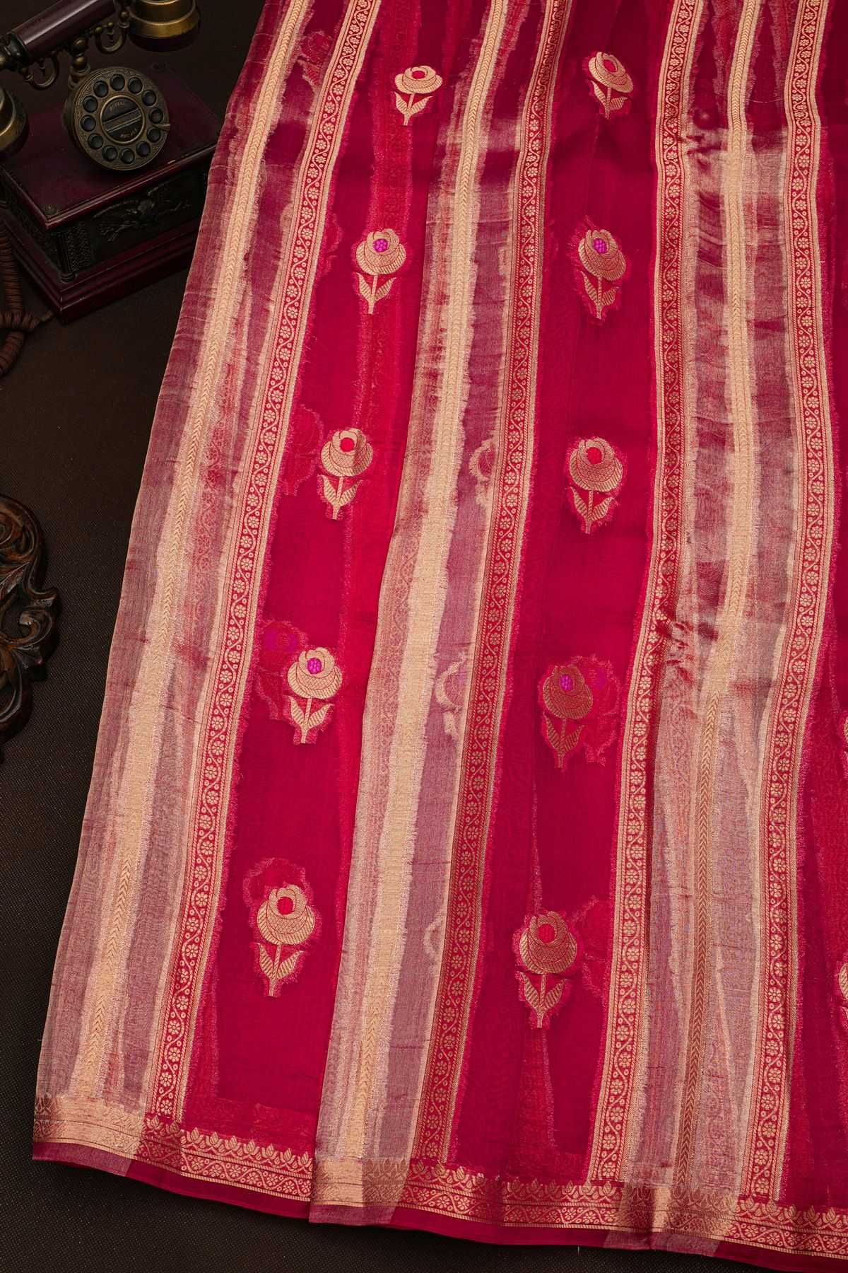 Fancy Kora Multi-Colour Saree