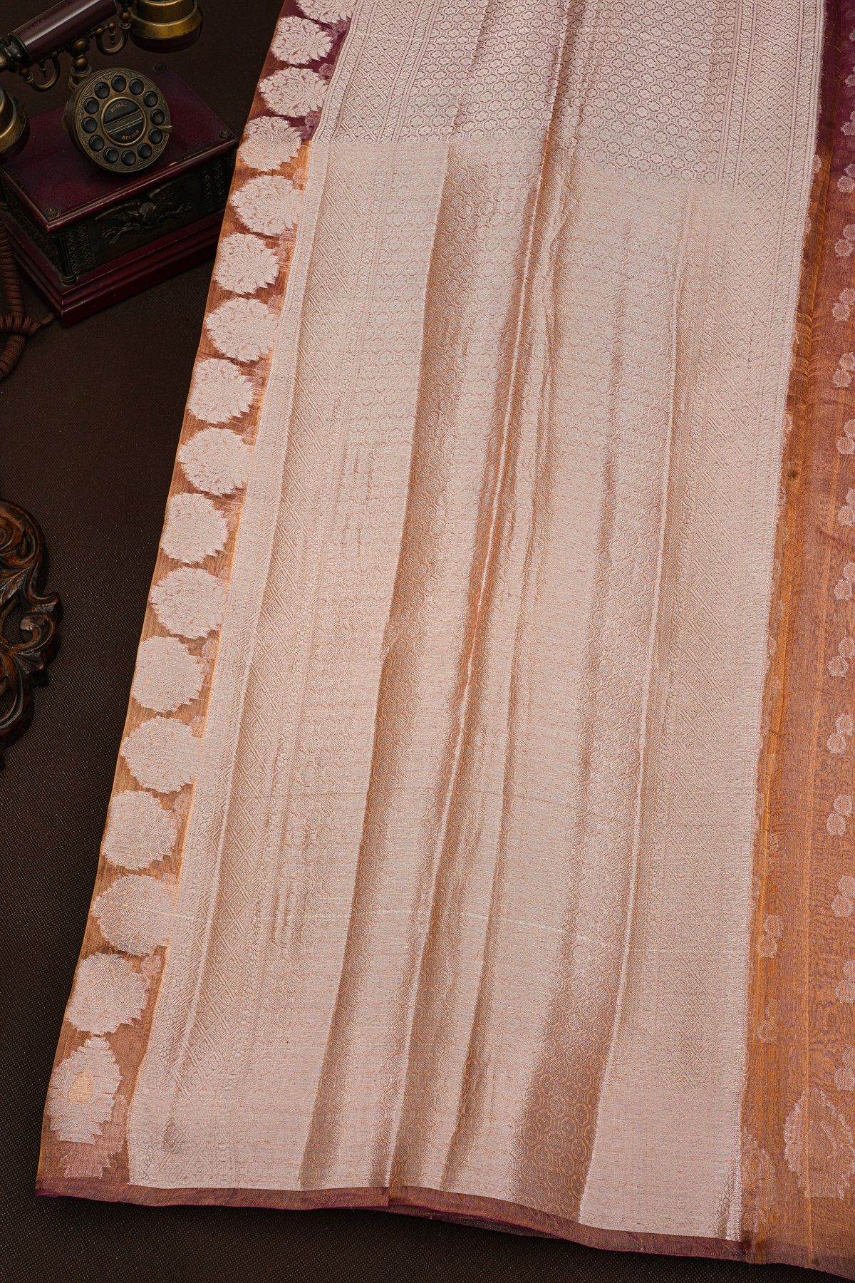 Fancy Kora Dual Colour Saree