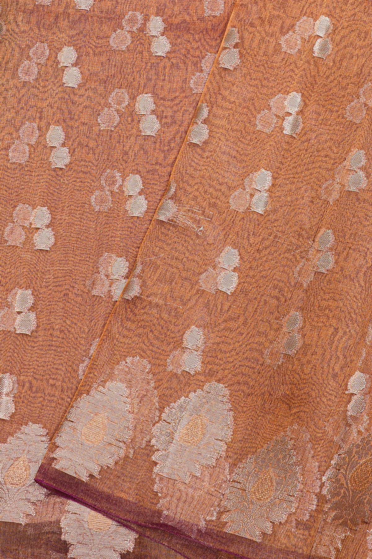 Fancy Kora Dual Colour Saree